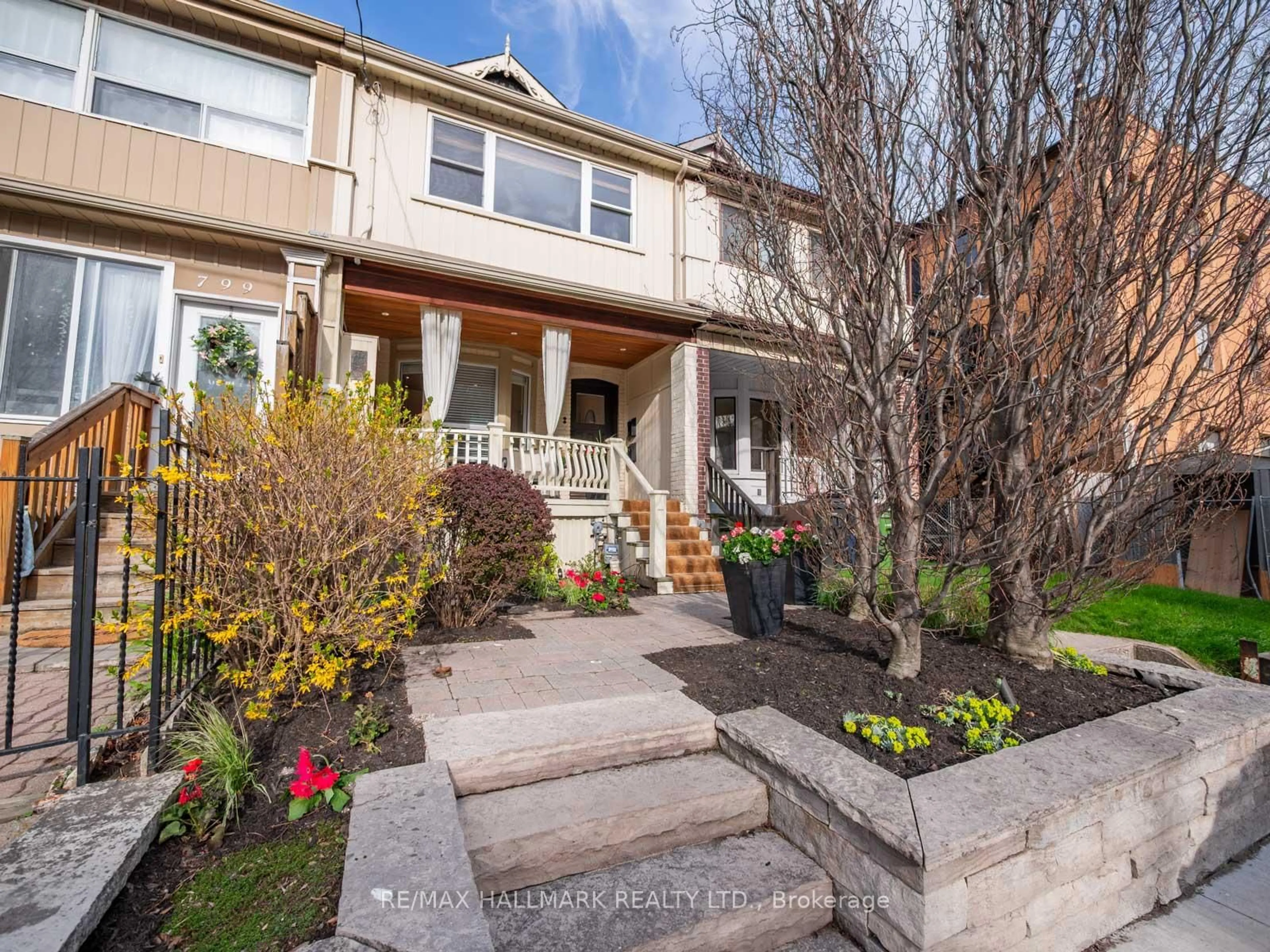 Home with brick exterior material, street for 797 Carlaw Ave, Toronto Ontario M4K 3L1