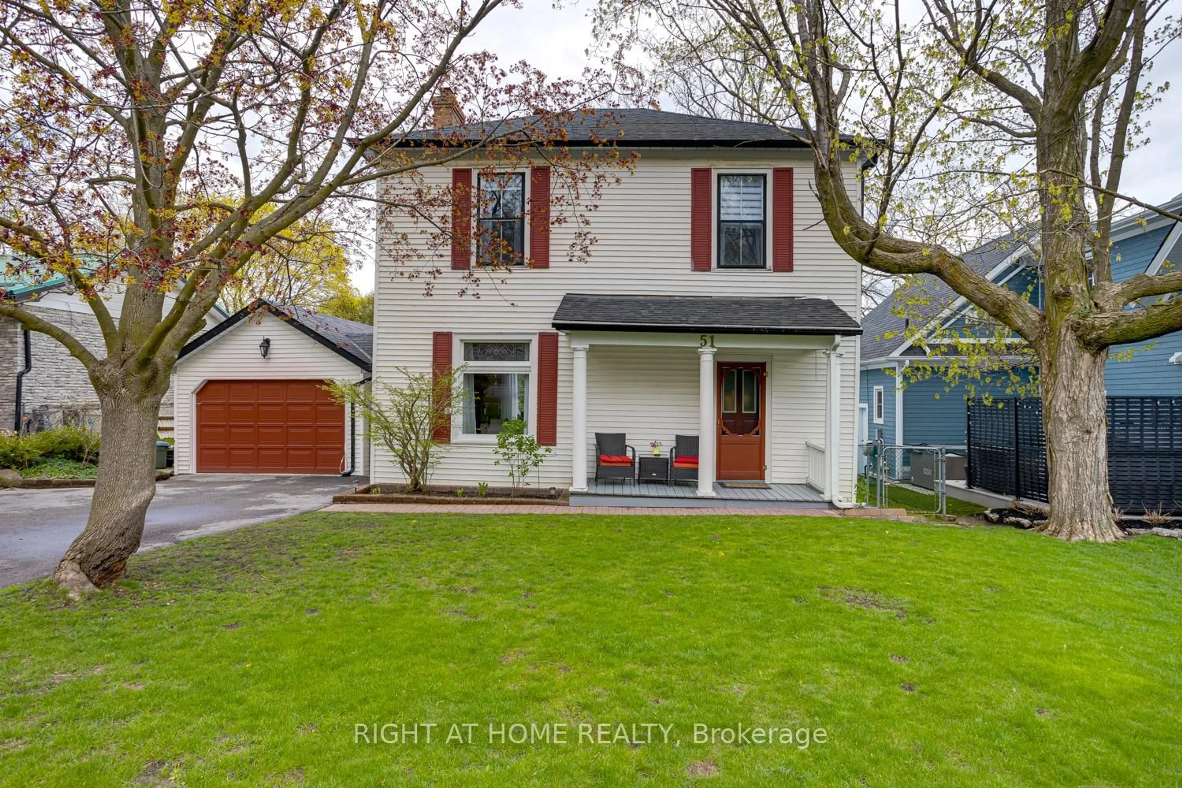 Home with brick exterior material, street for 51 Caleb St, Scugog Ontario L9L 1J7