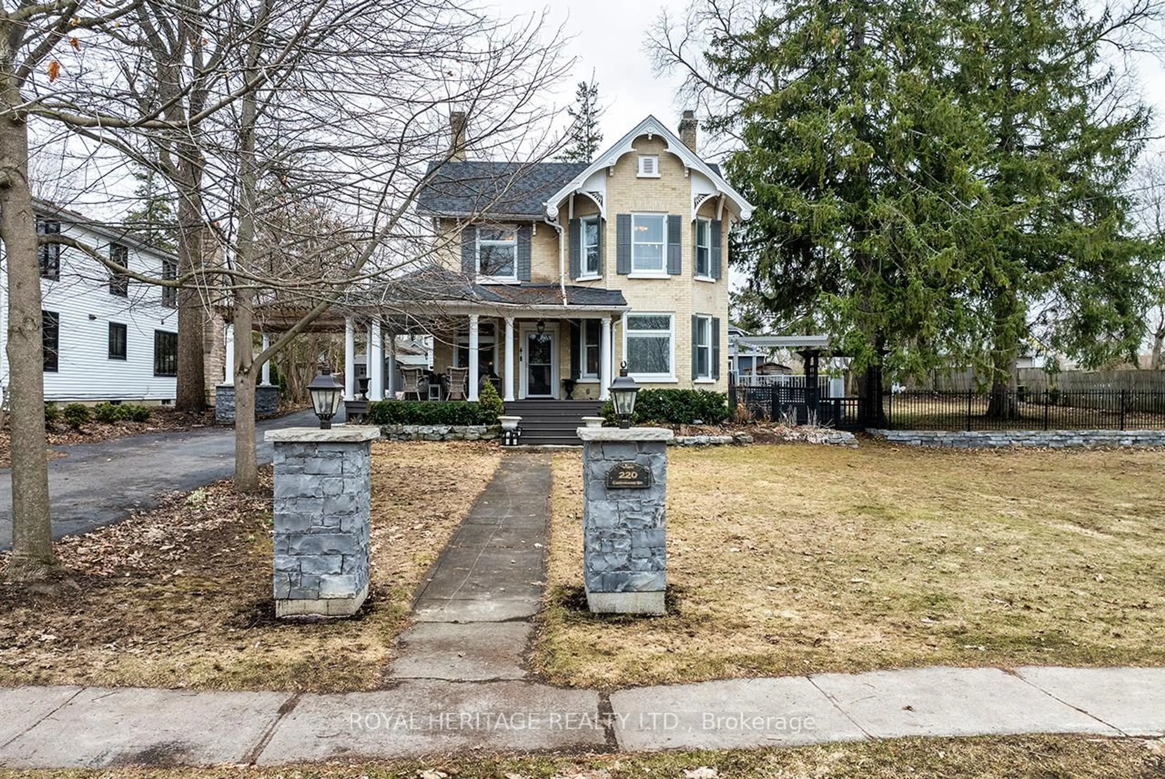 Home with brick exterior material, street for 220 Cochrane St, Scugog Ontario L9L 1M1