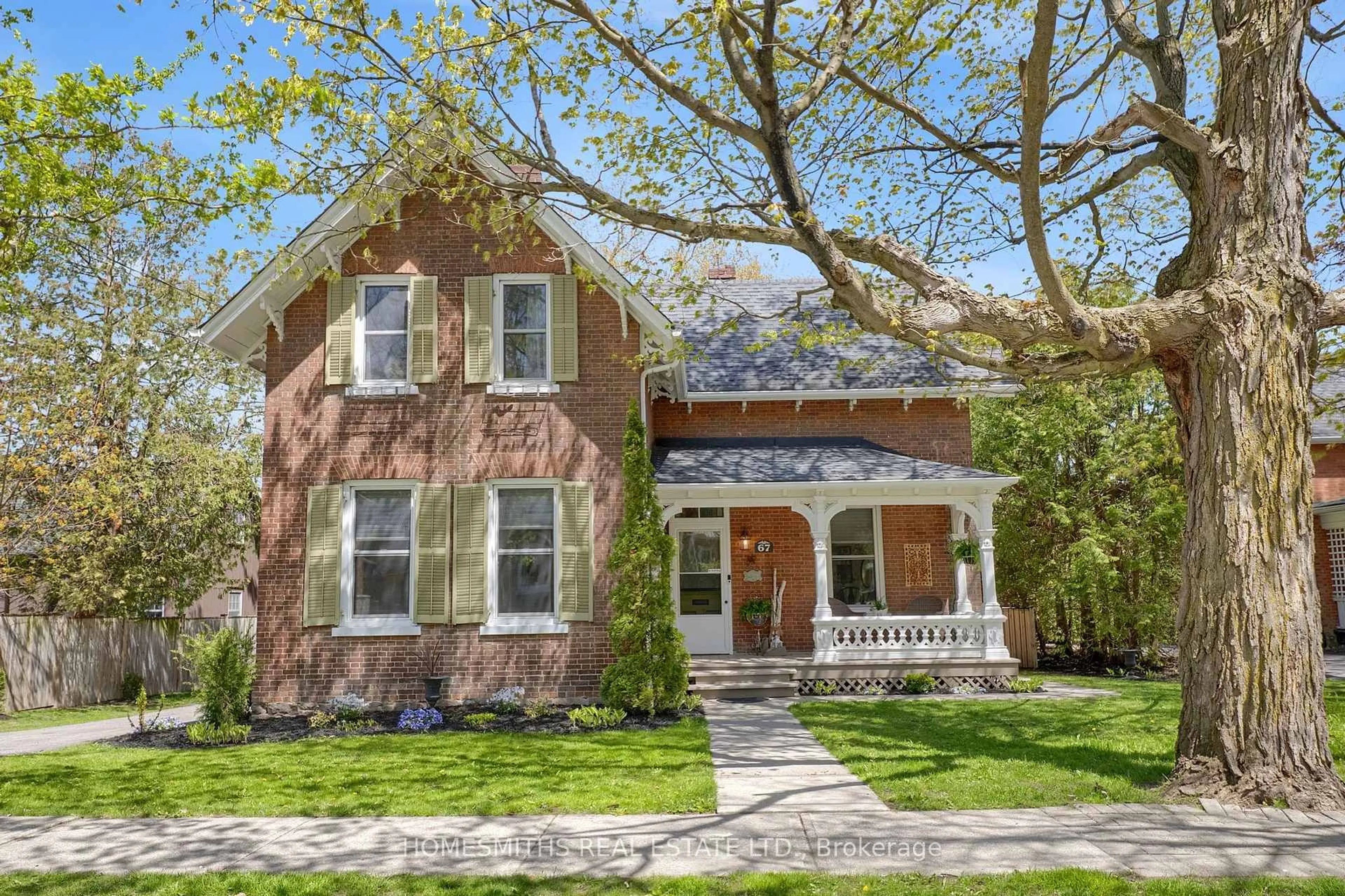 Home with brick exterior material, street for 67 Centre St, Clarington Ontario L1C 2Y2