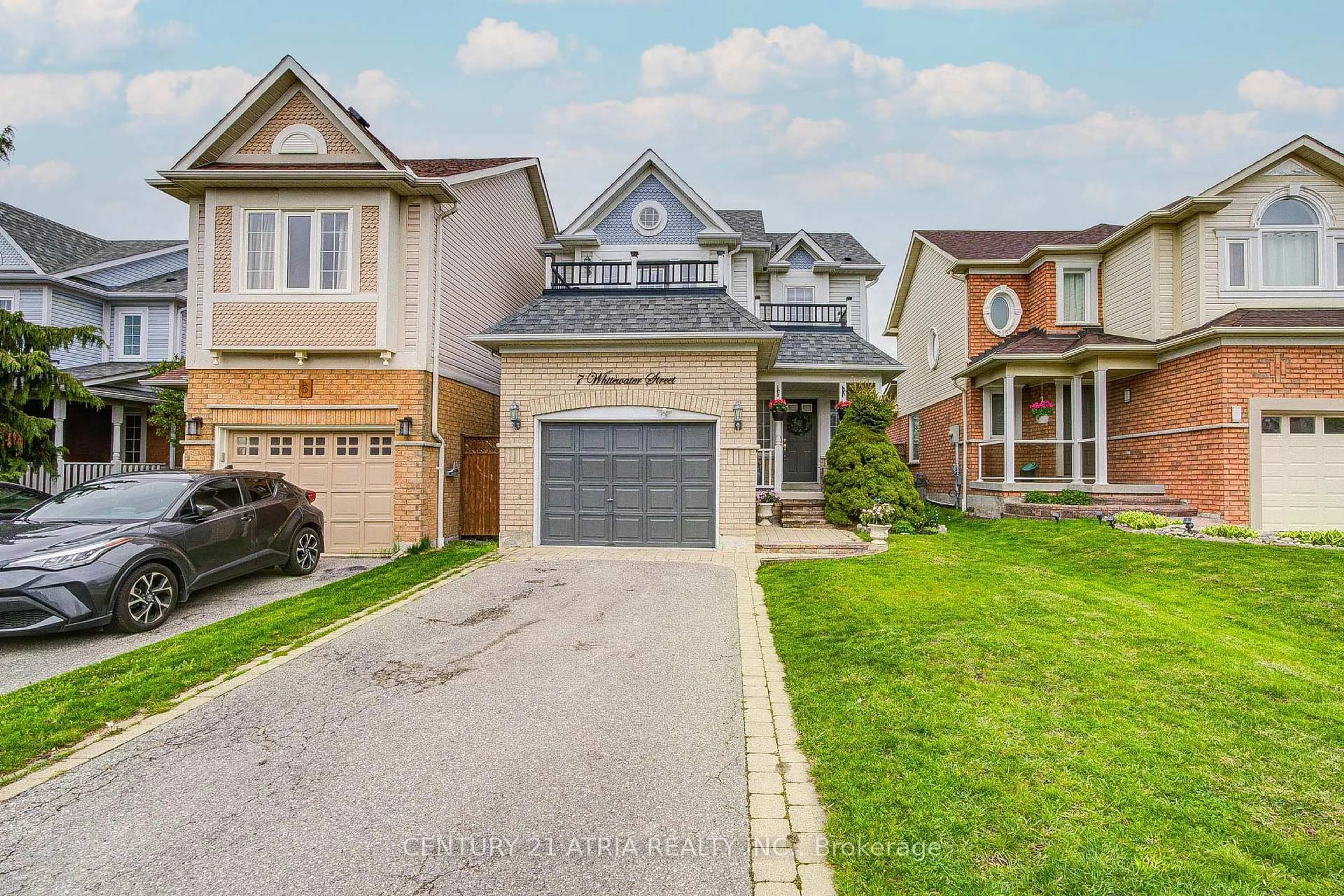 Home with brick exterior material, street for 7 Whitewater St, Whitby Ontario L1R 2S9