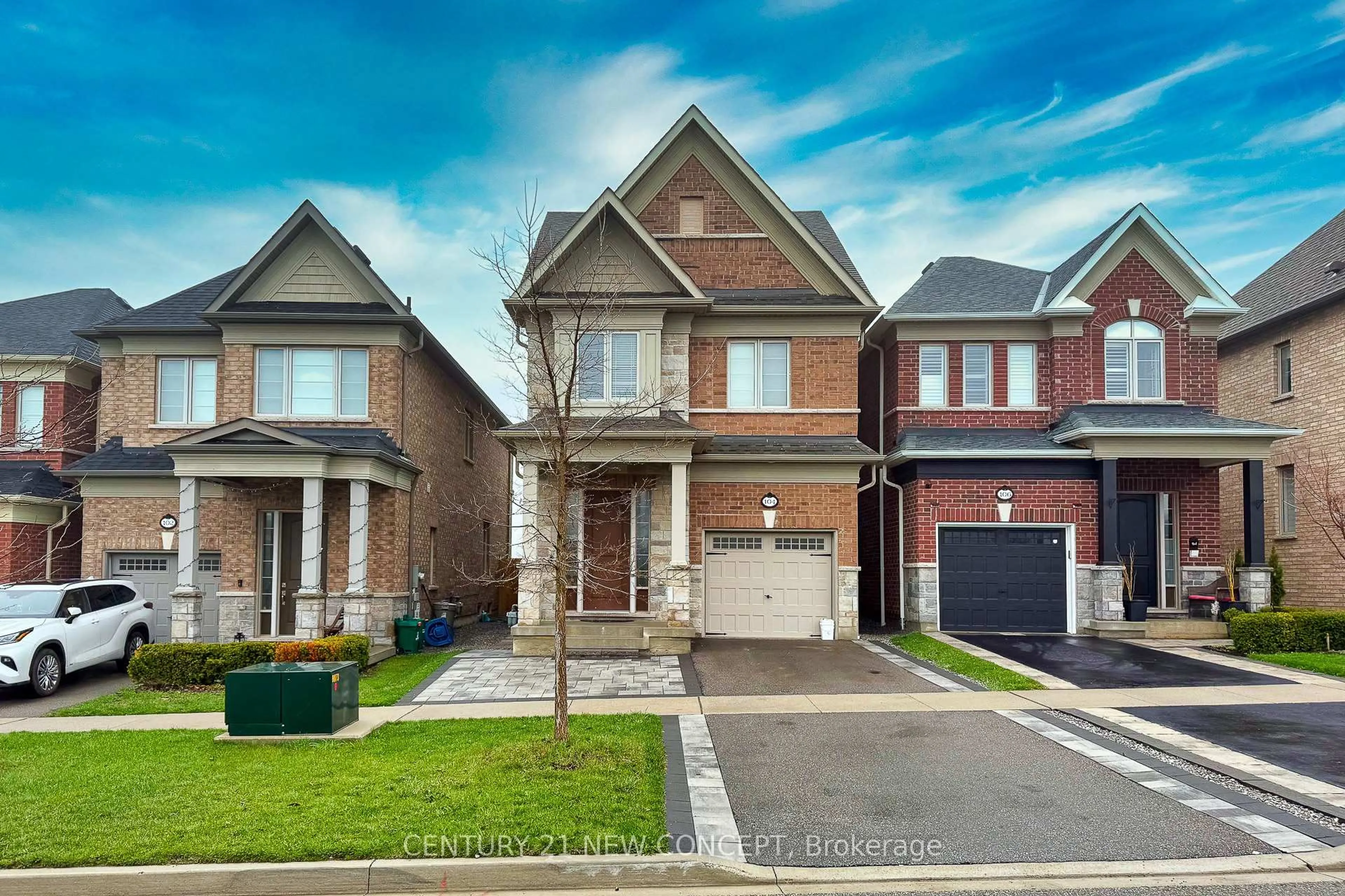 Home with brick exterior material, street for 104 Christine Elliott Ave, Whitby Ontario L1P 0E1