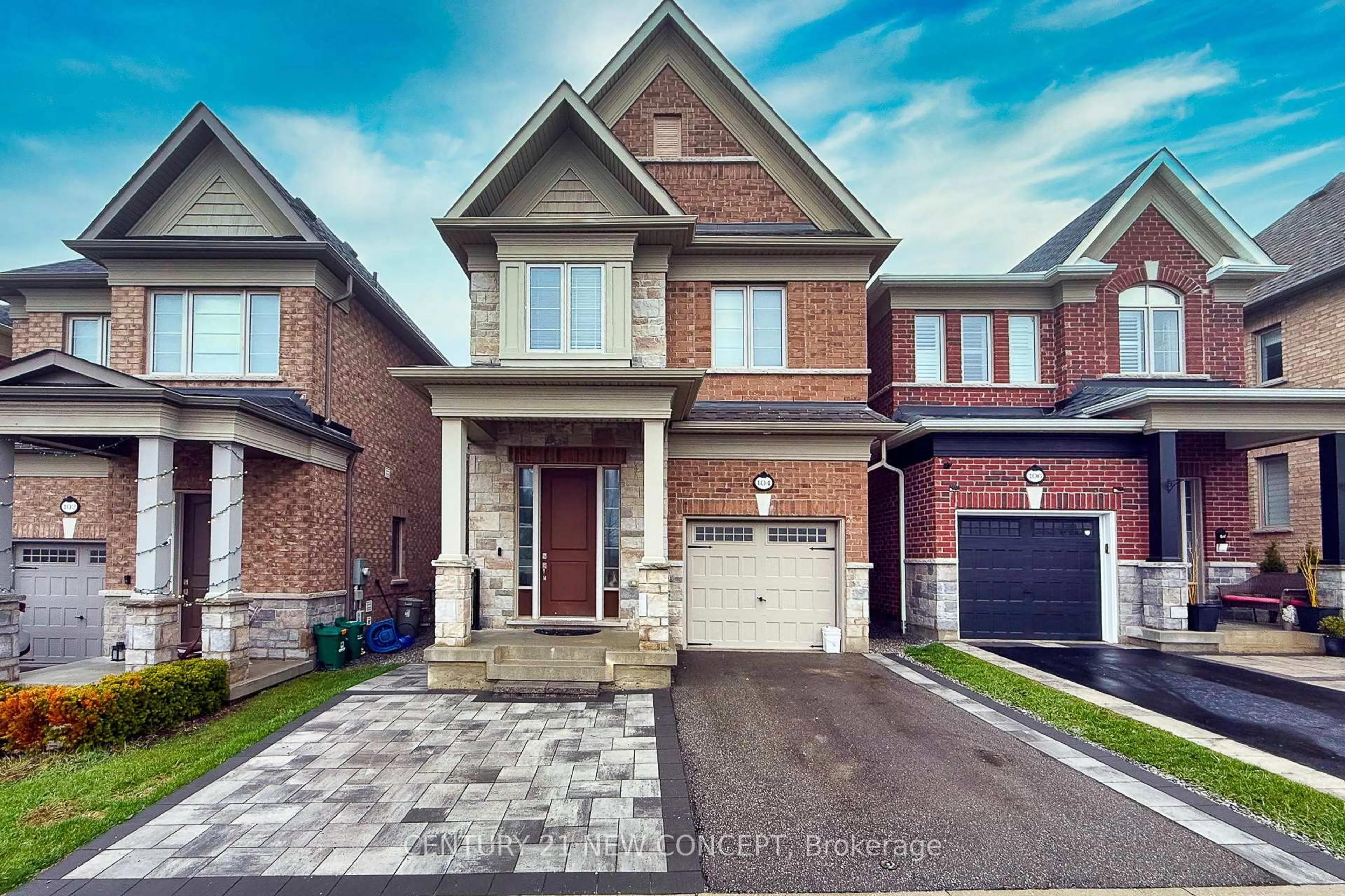 Home with brick exterior material, street for 104 Christine Elliott Ave, Whitby Ontario L1P 0E1