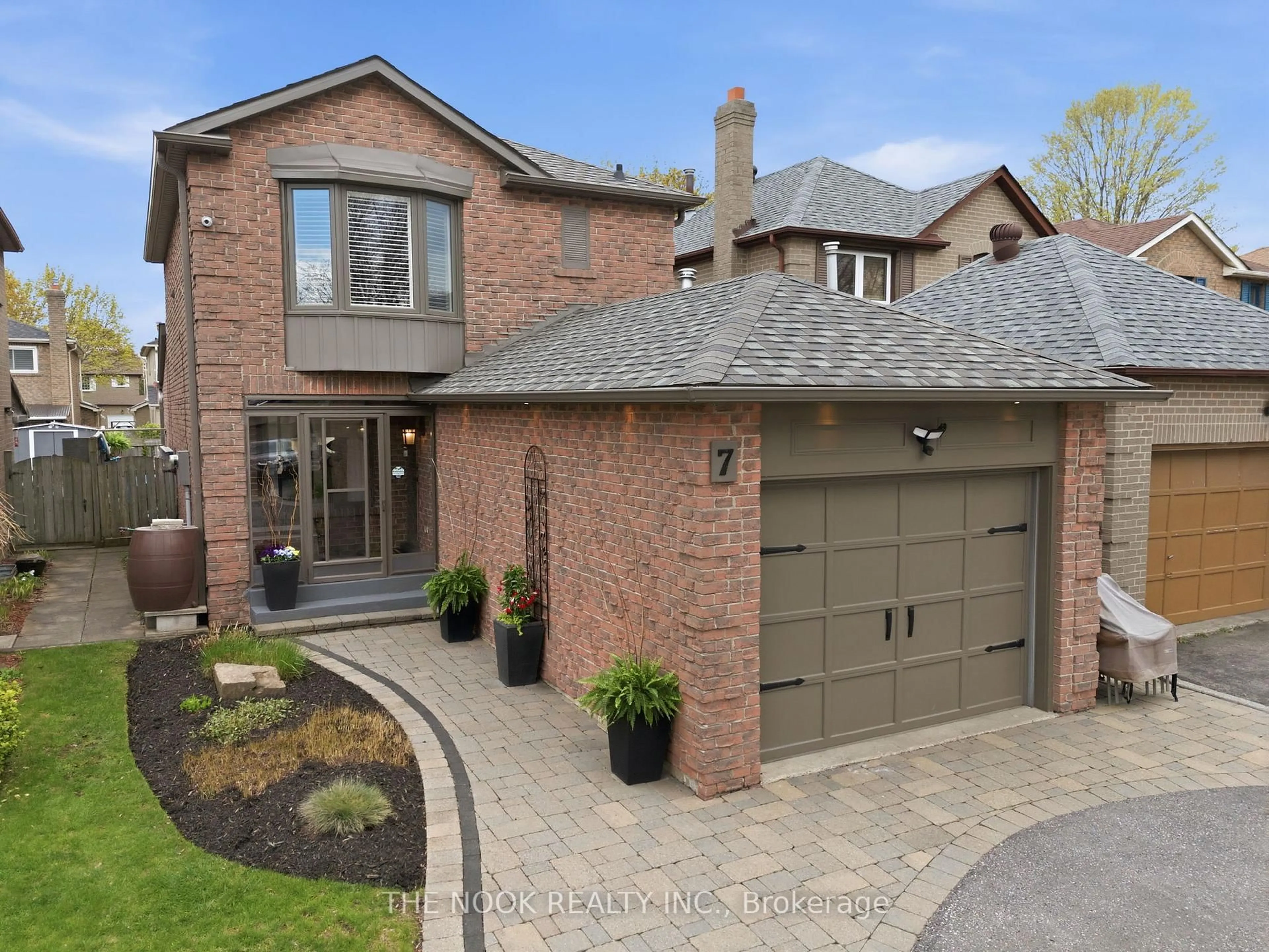 Home with brick exterior material, street for 7 Brocklesby Cres, Ajax Ontario L1T 2H9