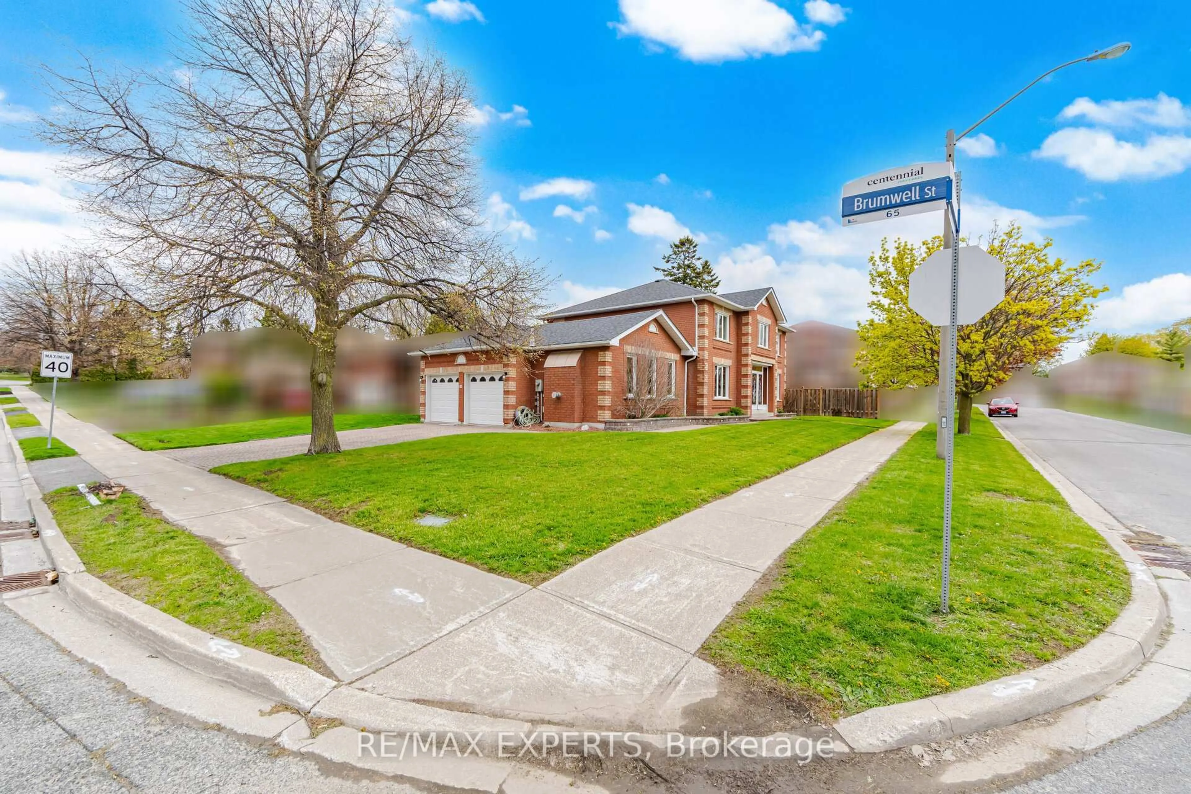 Home with brick exterior material, street for 65 Brumwell St, Toronto Ontario M1C 2K7