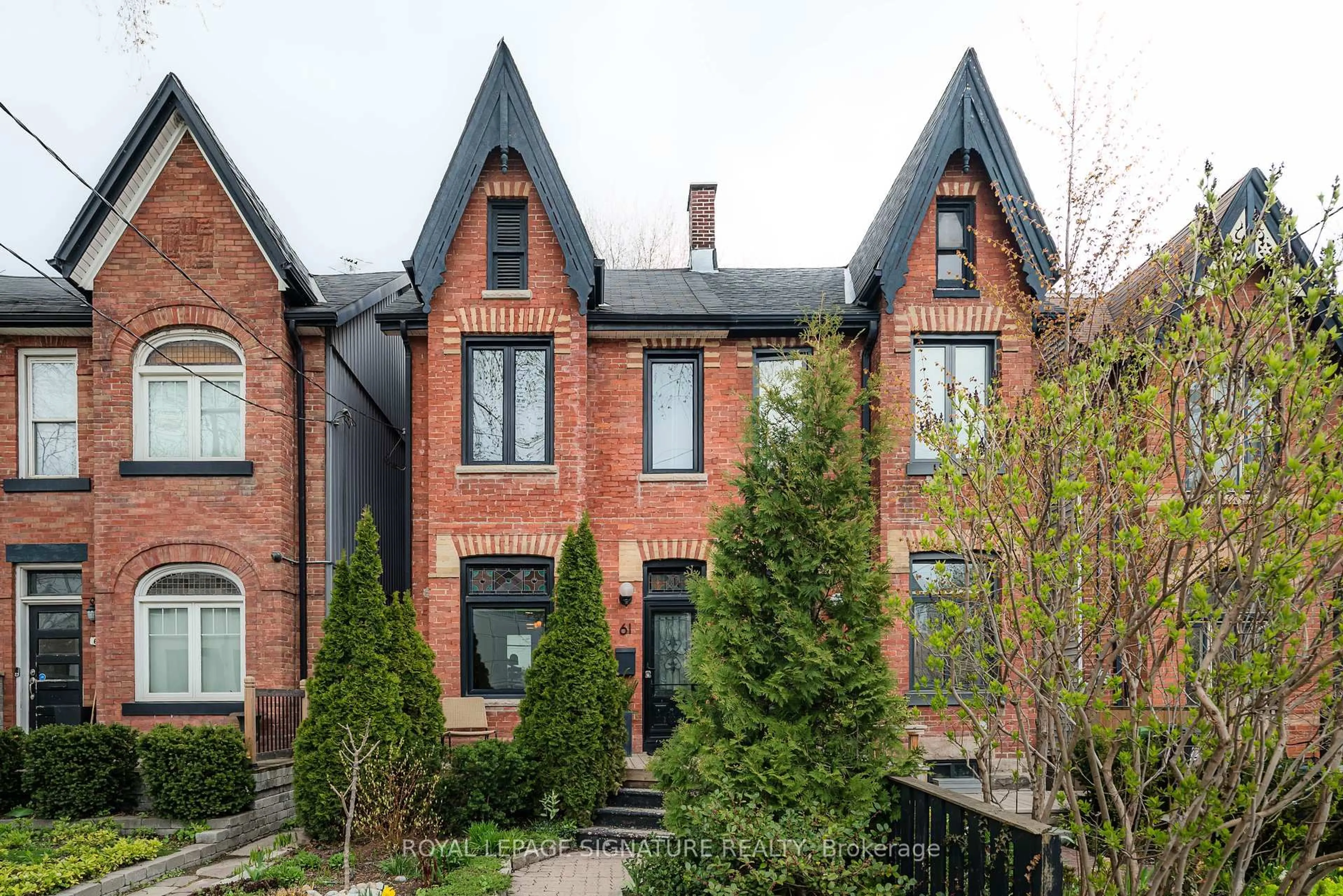 Home with brick exterior material, street for 61 Mcgee St, Toronto Ontario M4M 2L1