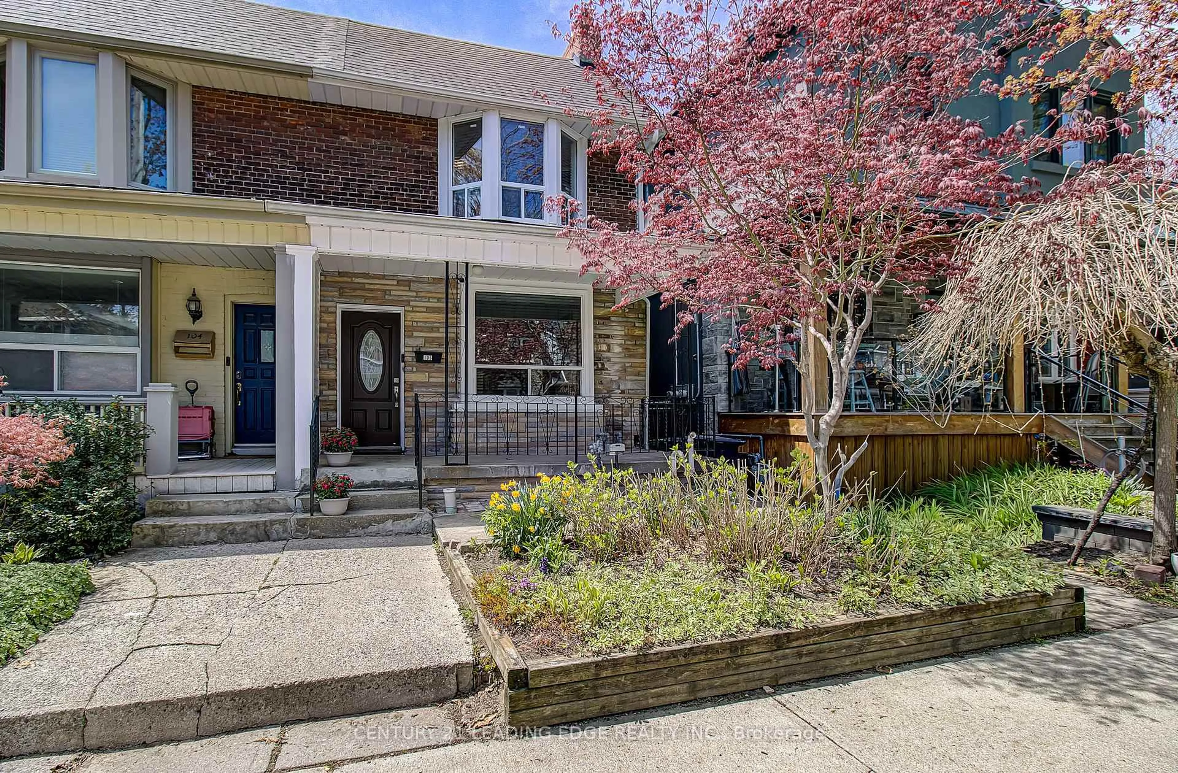 Home with brick exterior material, street for 106 Parkmount Rd, Toronto Ontario M4J 4V4