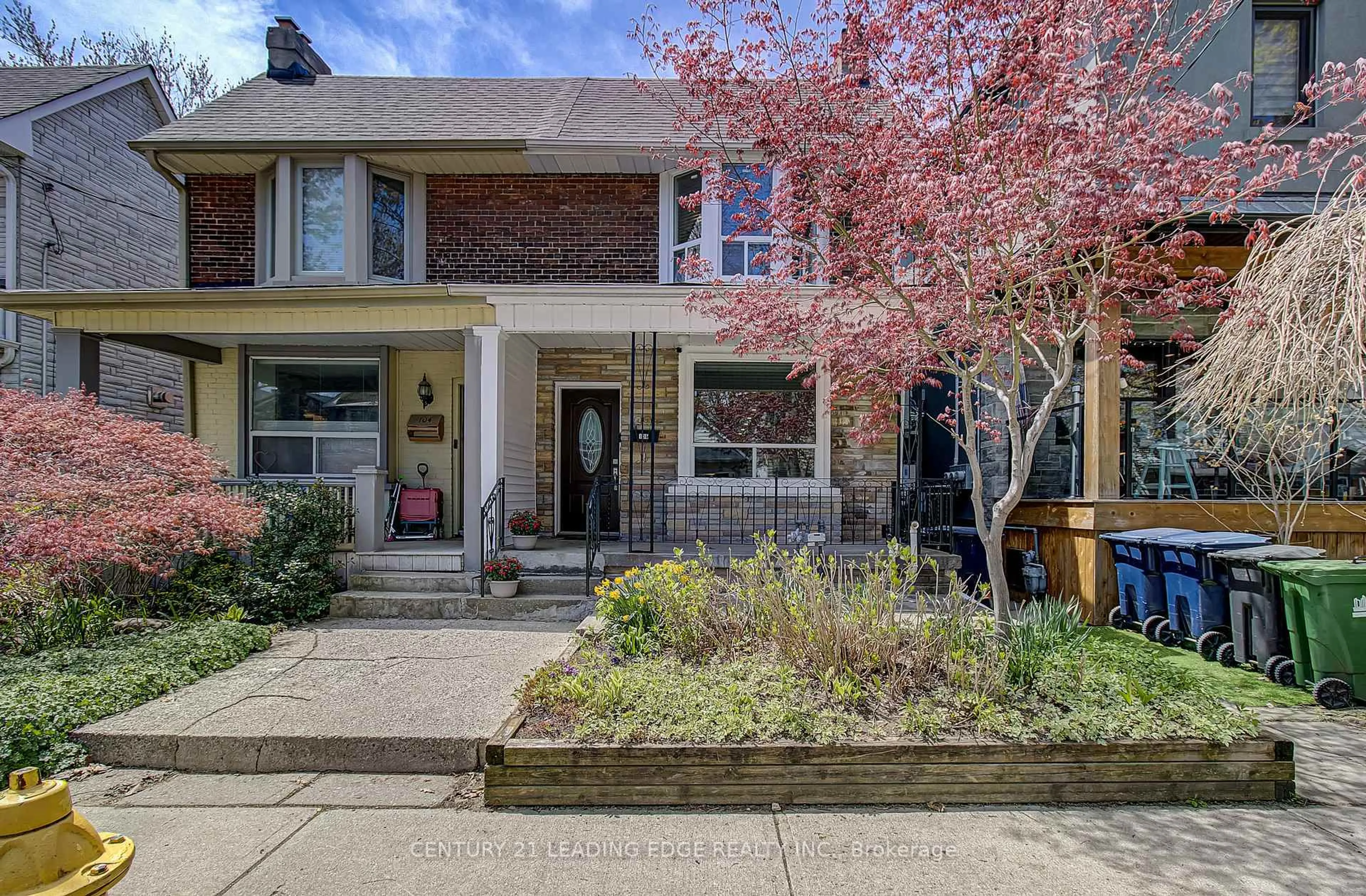 Home with brick exterior material, street for 106 Parkmount Rd, Toronto Ontario M4J 4V4