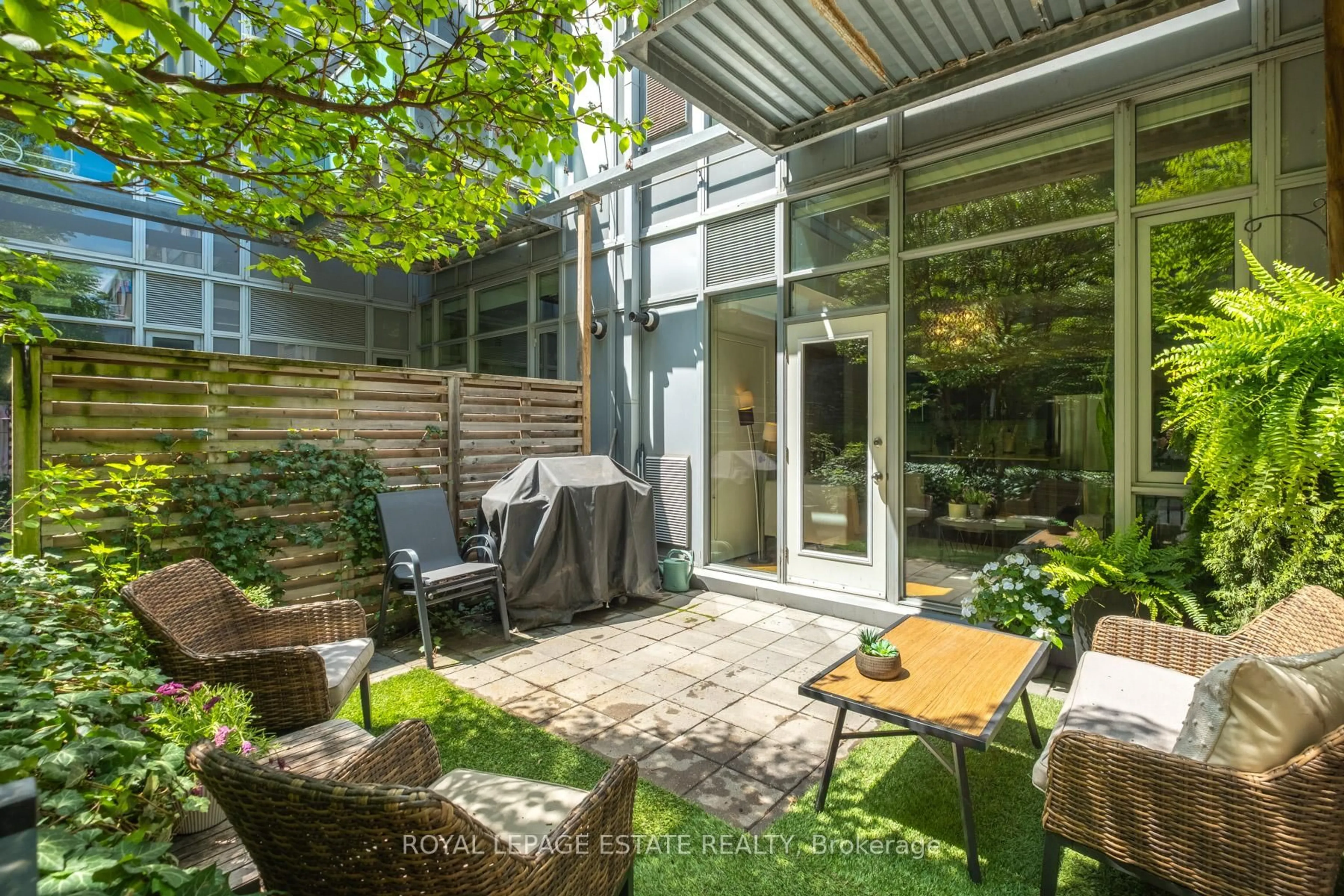 Patio, street for 201 Carlaw Ave #142, Toronto Ontario M4M 2S3