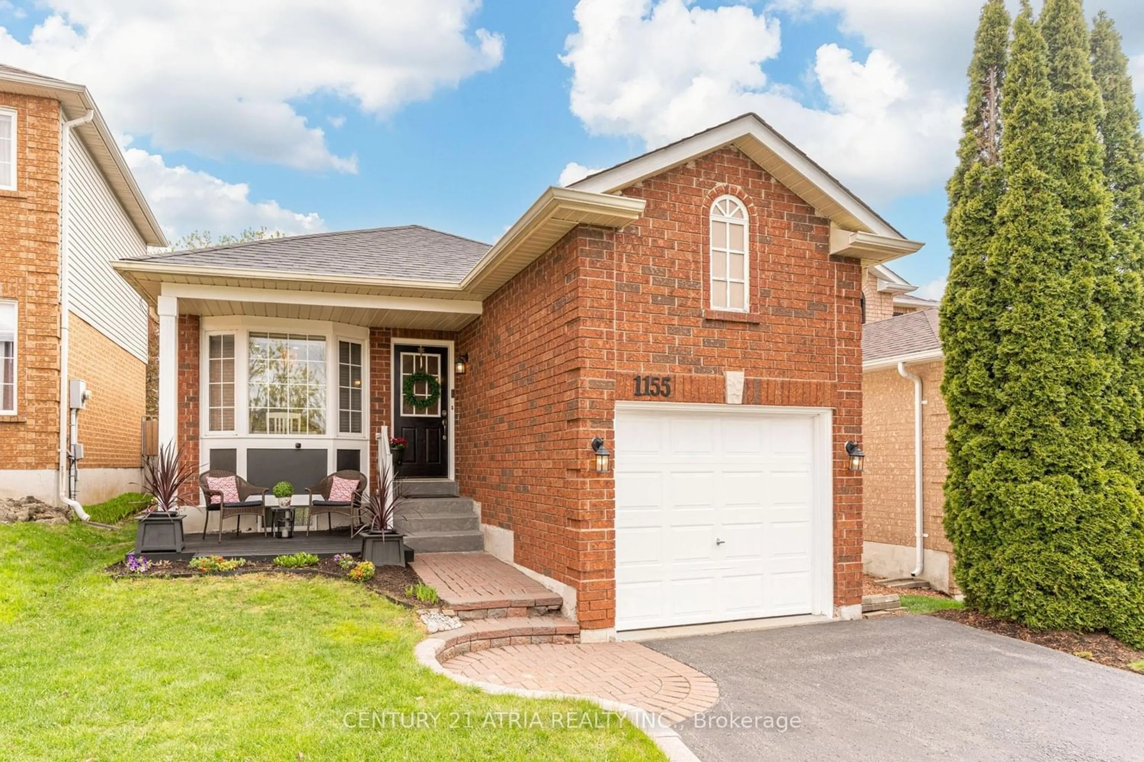 Home with brick exterior material, street for 1155 Ridgemount Blvd, Oshawa Ontario L1K 2L2
