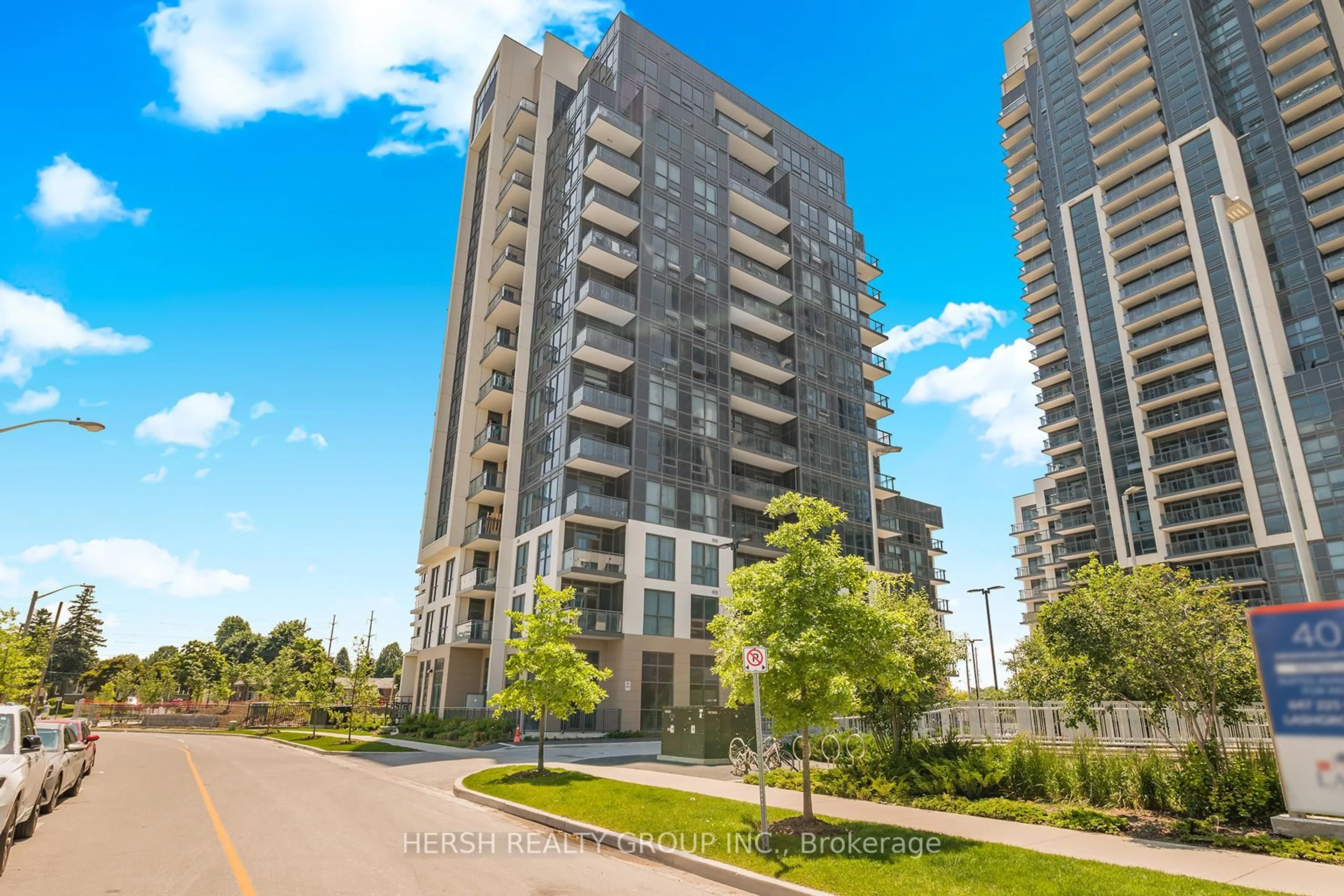 A pic from outside/outdoor area/front of a property/back of a property/a pic from drone, unknown for 10 Meadowglen Pl #1401, Toronto Ontario M1G 0A8