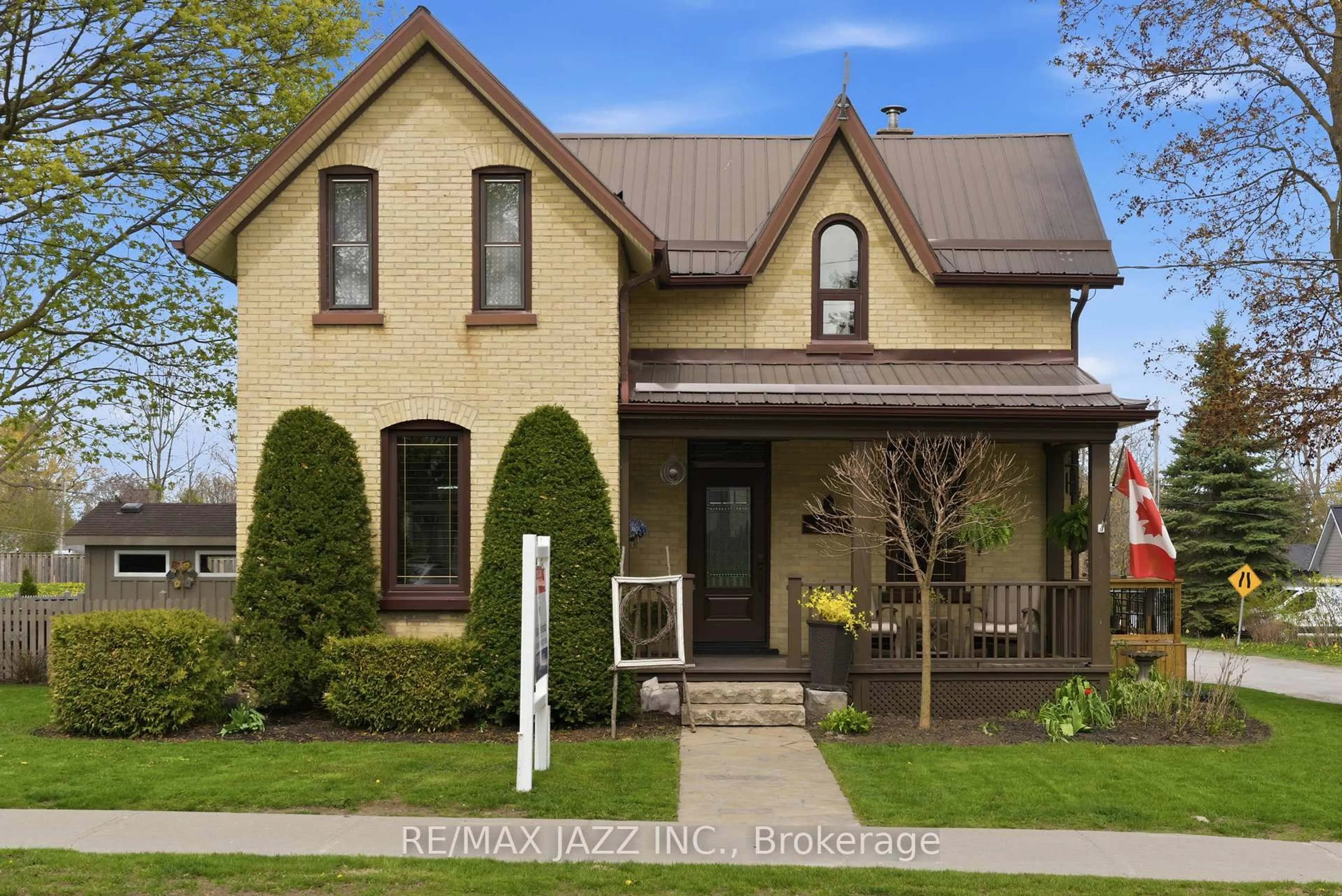 Home with brick exterior material, street for 14281 Old Scugog Rd, Scugog Ontario L0B 1B0