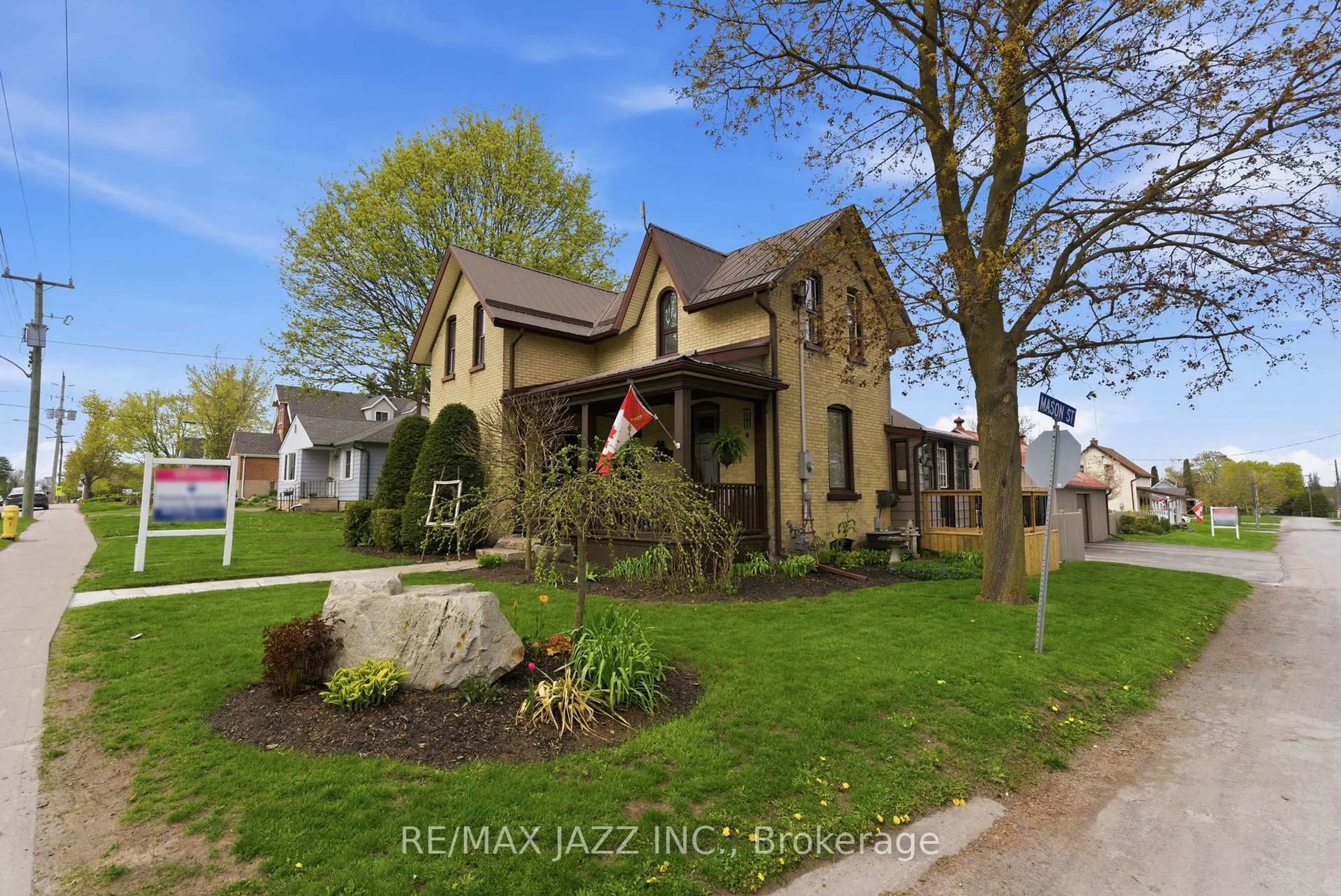 Home with brick exterior material, street for 14281 Old Scugog Rd, Scugog Ontario L0B 1B0