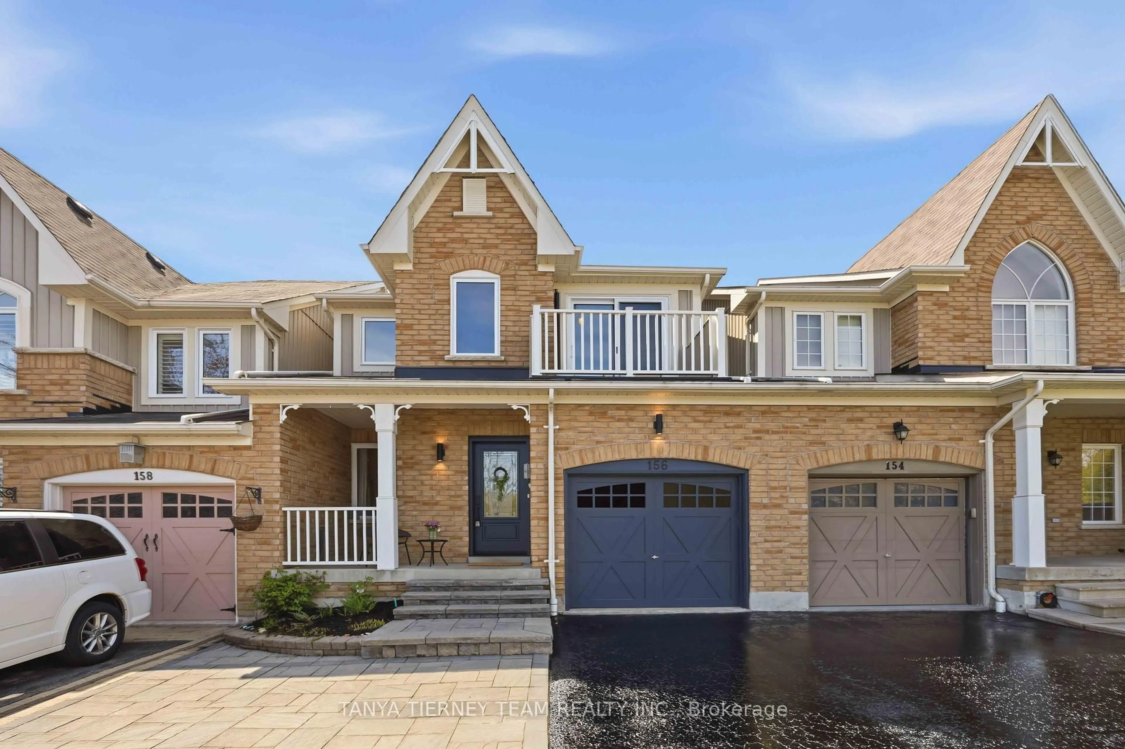 Home with brick exterior material, street for 156 Shrewsbury Dr, Whitby Ontario L1M 0E3