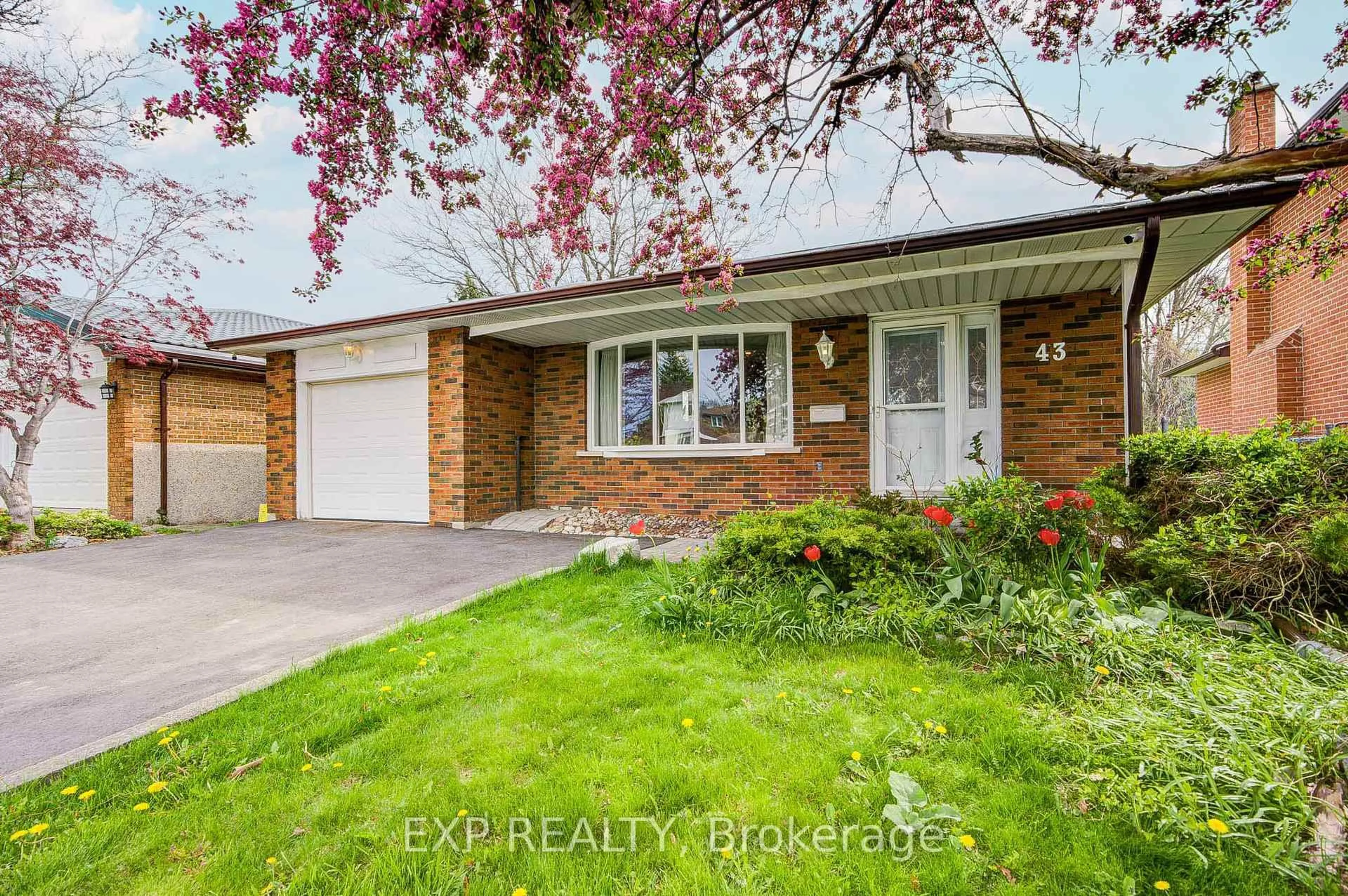 Home with brick exterior material, street for 43 Cleethorpes Blvd, Toronto Ontario M1S 2S7