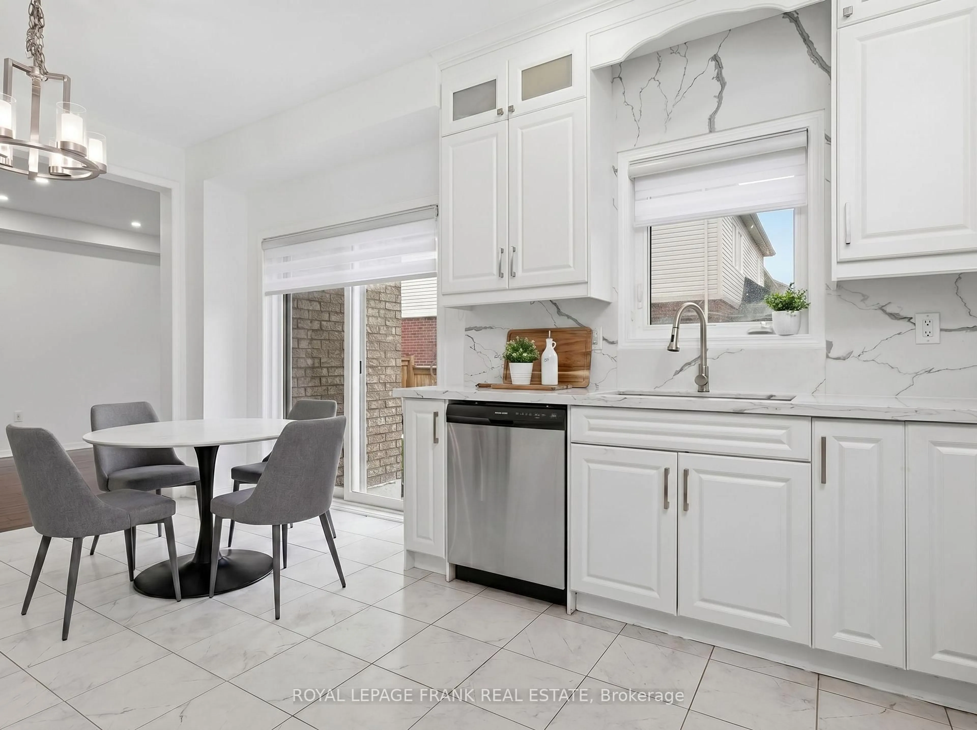Open concept kitchen, ceramic/tile floor for 144 Bruce Cameron Dr, Clarington Ontario L1C 0W3