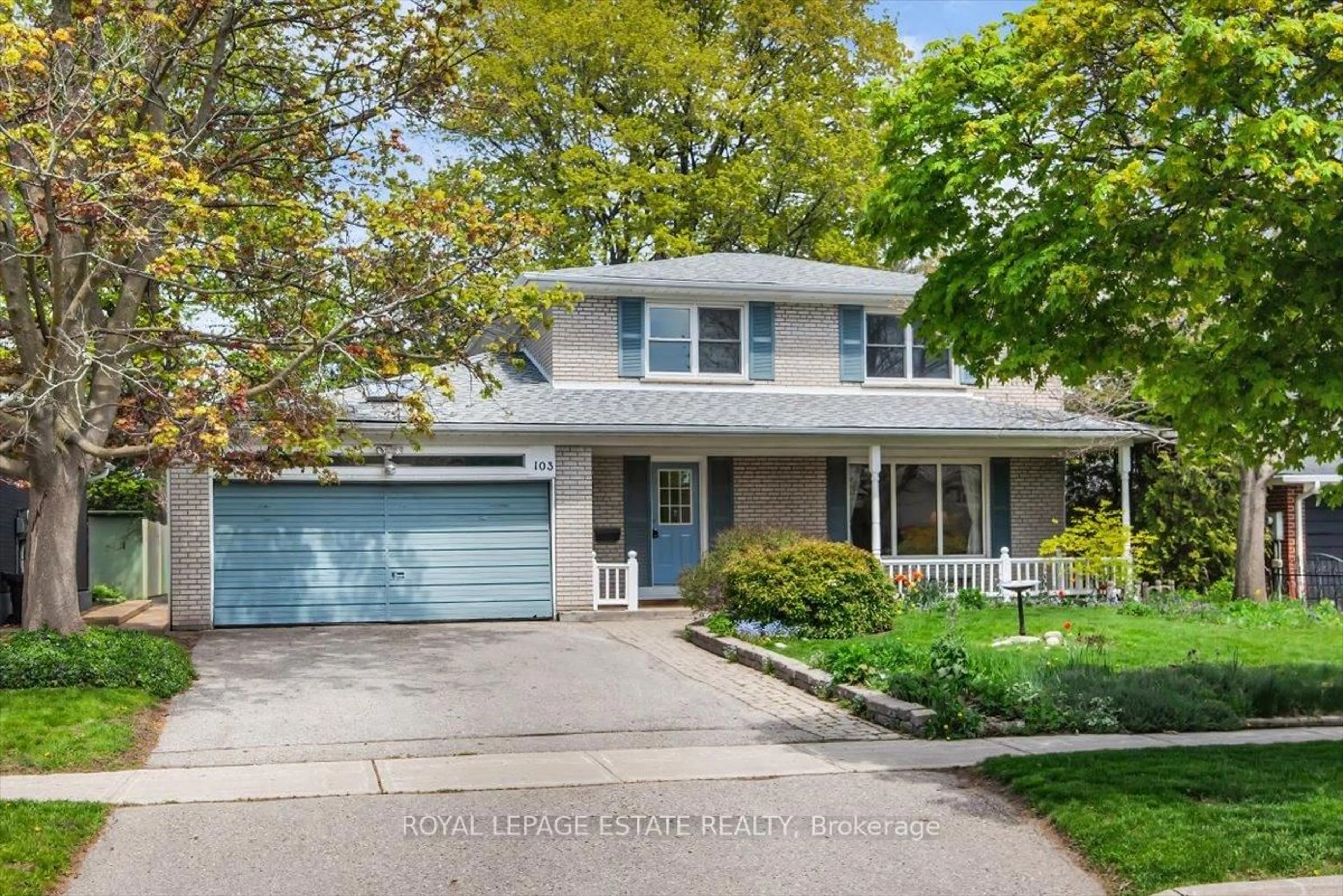 Home with vinyl exterior material, street for 103 Pegasus Tr, Toronto Ontario M1G 3N8