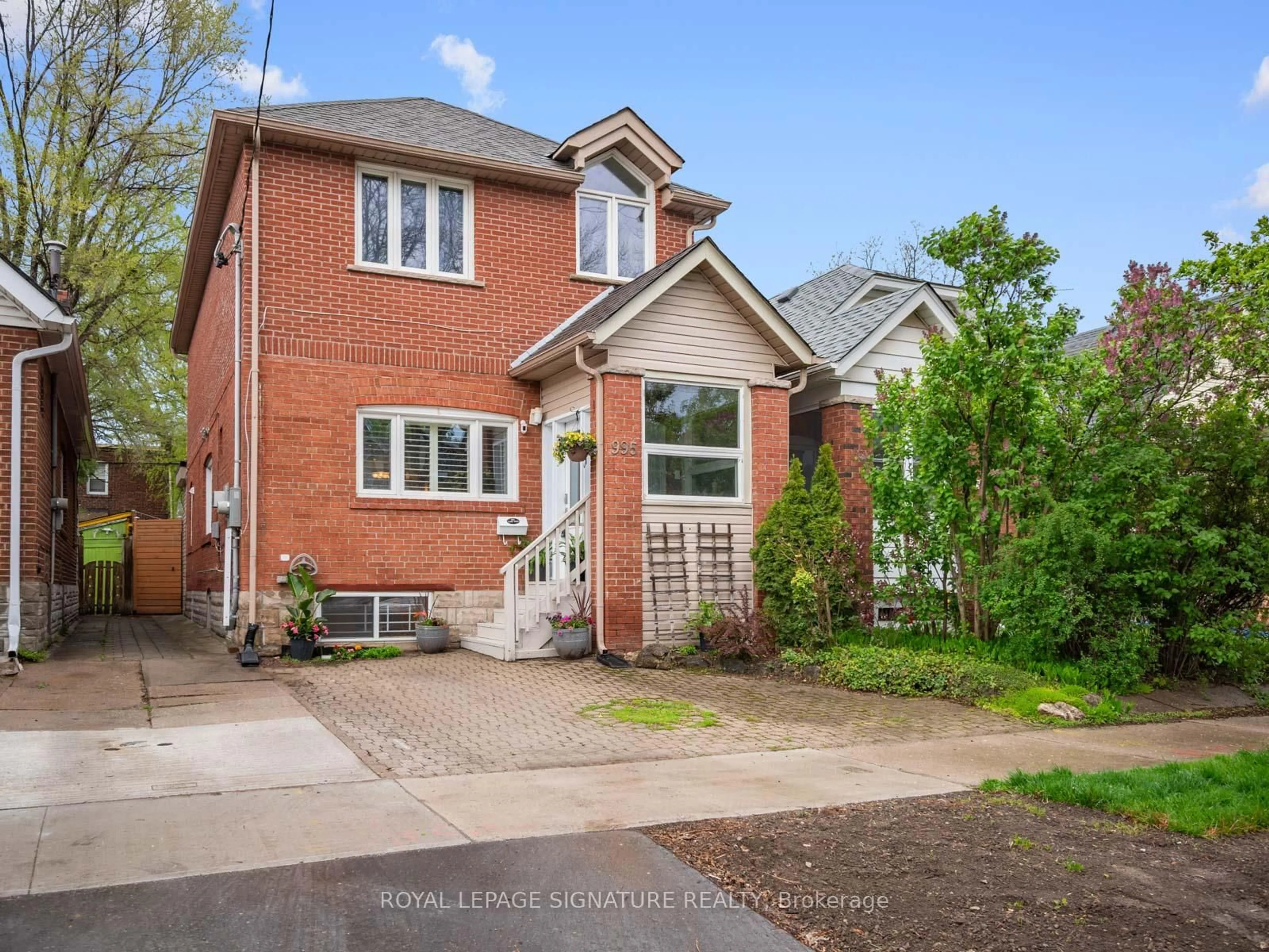 Home with brick exterior material, street for 995 Greenwood Ave, Toronto Ontario M4J 4C7