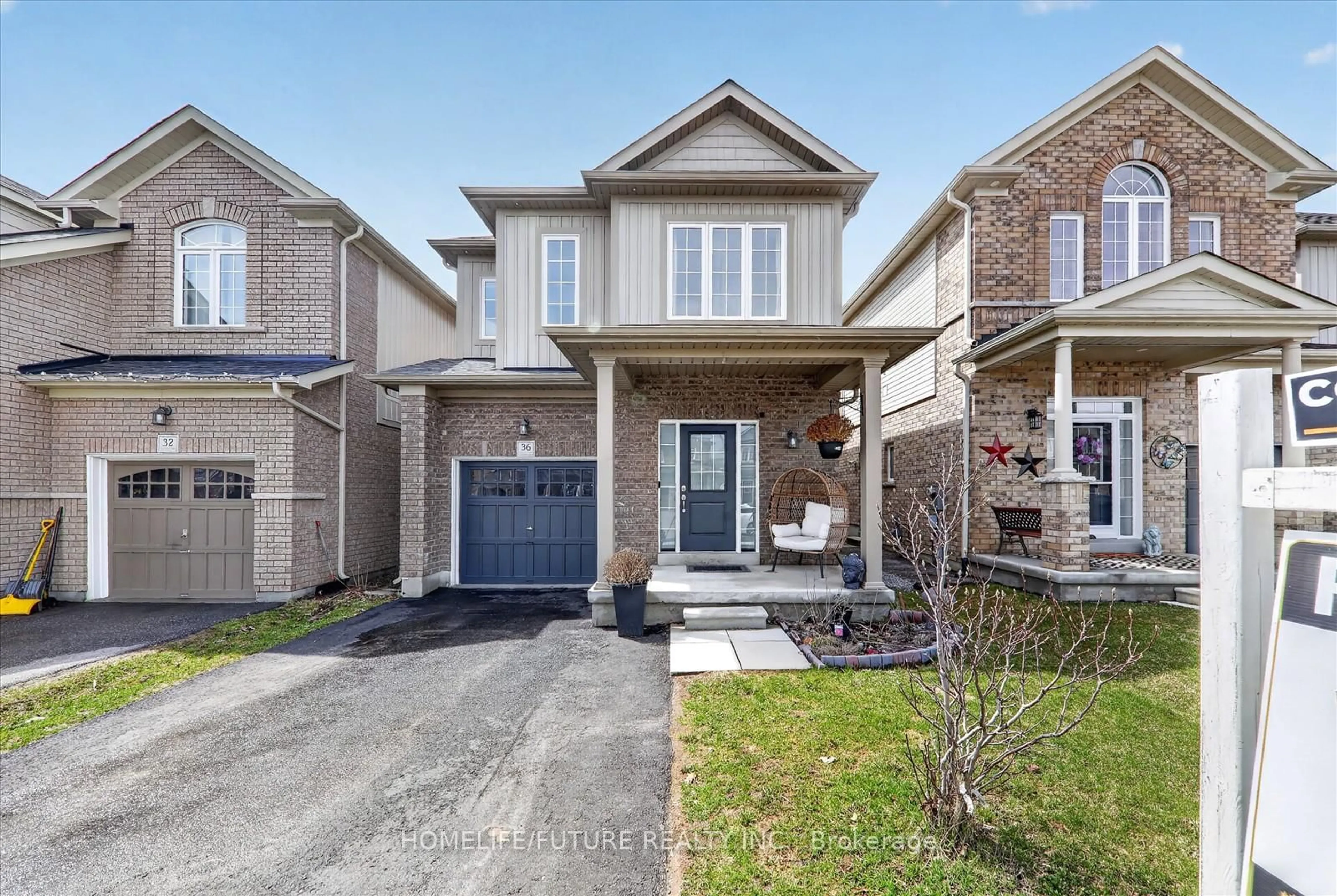 Home with brick exterior material, street for 36 Cotton St, Clarington Ontario L1C 5H2