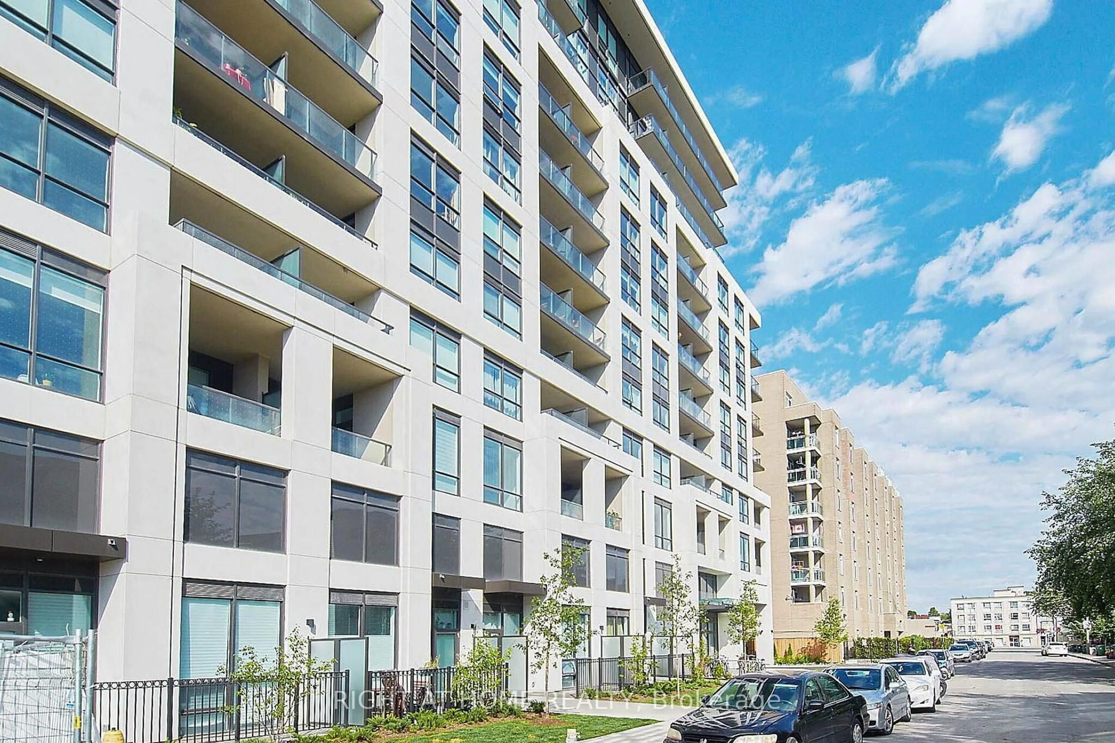 Patio, street for 8 Trent Ave #512, Toronto Ontario M4C 0A6