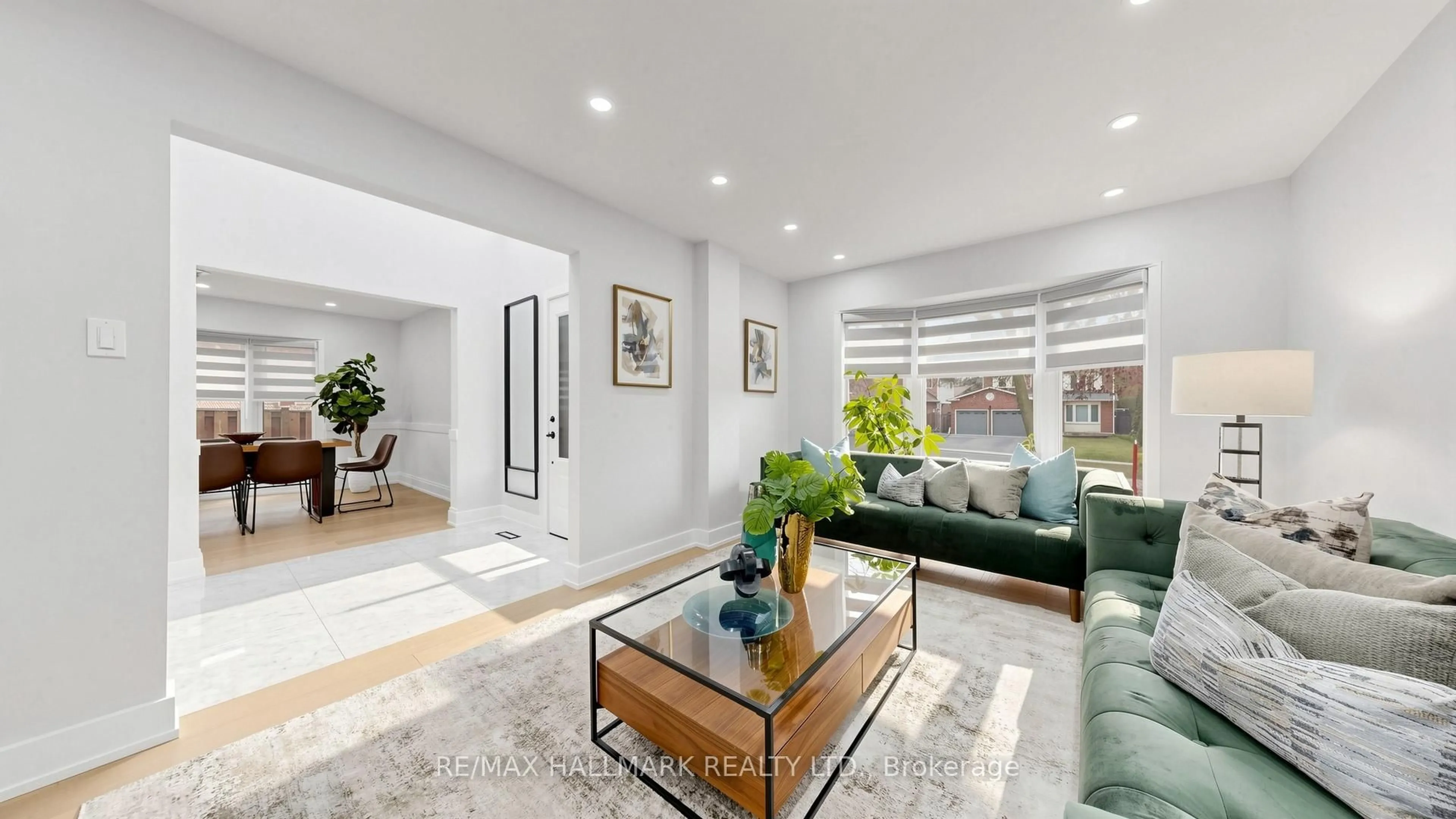 Living room with furniture, ceramic/tile floor for 1249 Fieldstone Circ, Pickering Ontario L1X 1B9