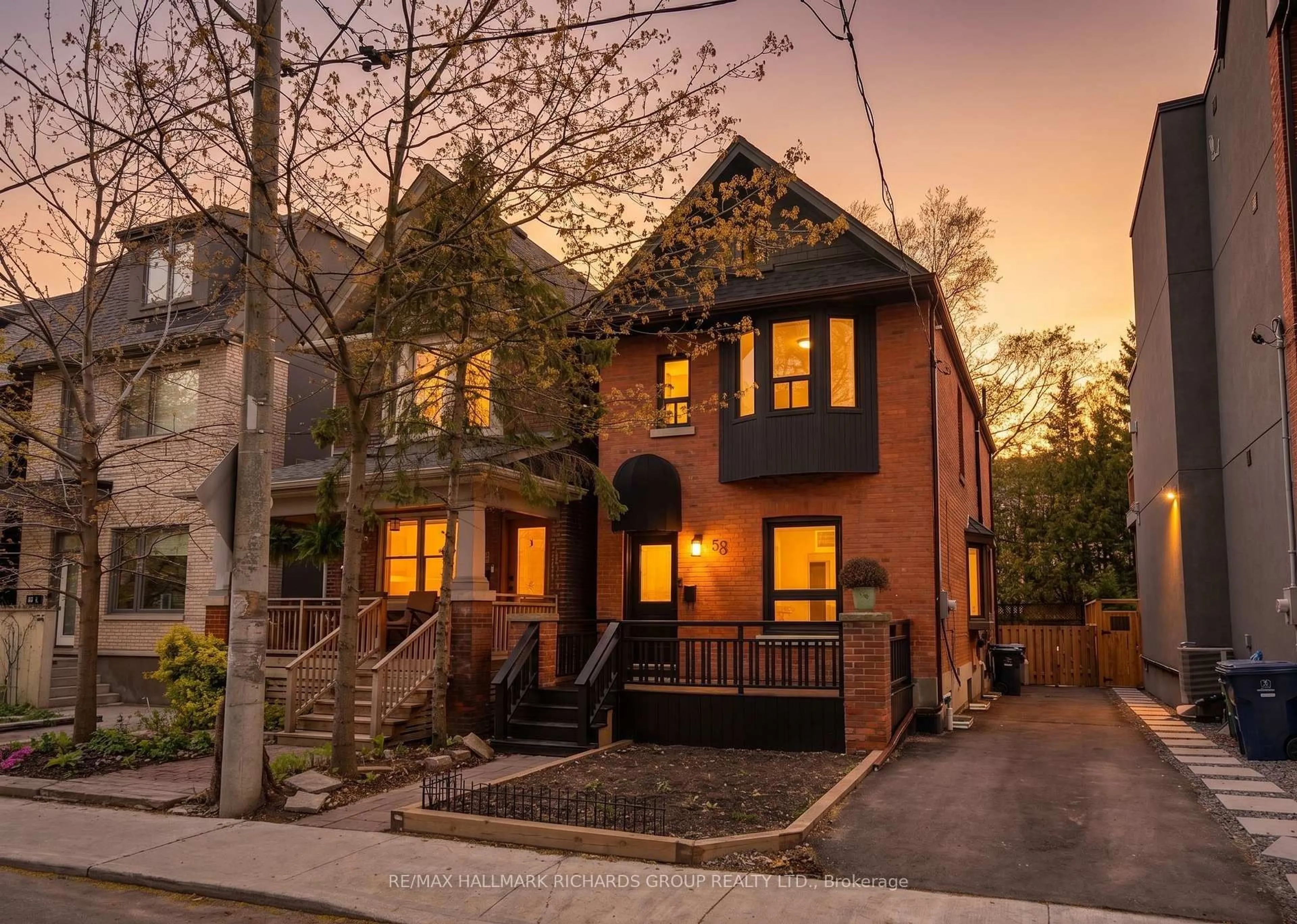Home with brick exterior material, street for 58 Winnifred Ave, Toronto Ontario M4M 2X3
