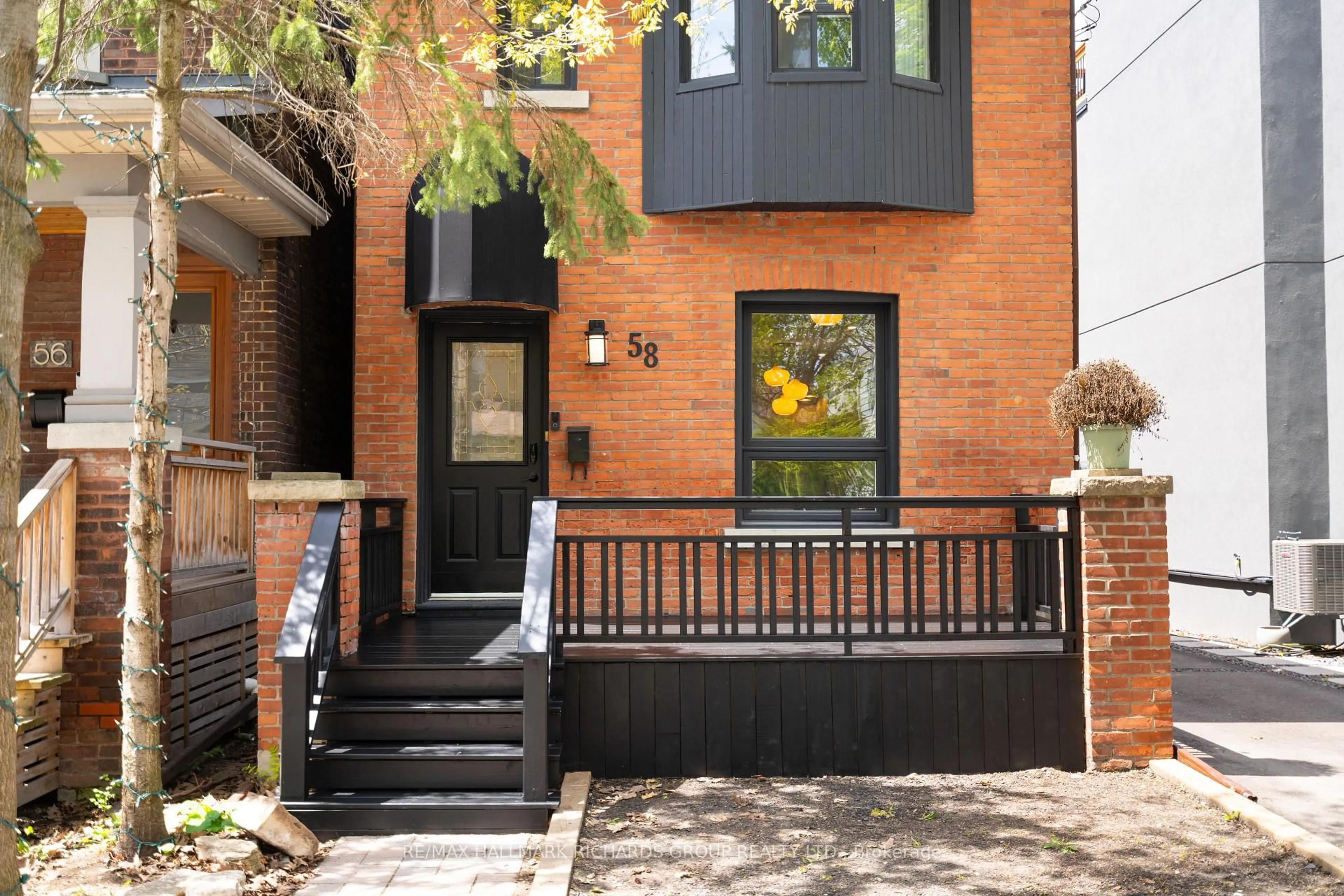 Home with brick exterior material, street for 58 Winnifred Ave, Toronto Ontario M4M 2X3