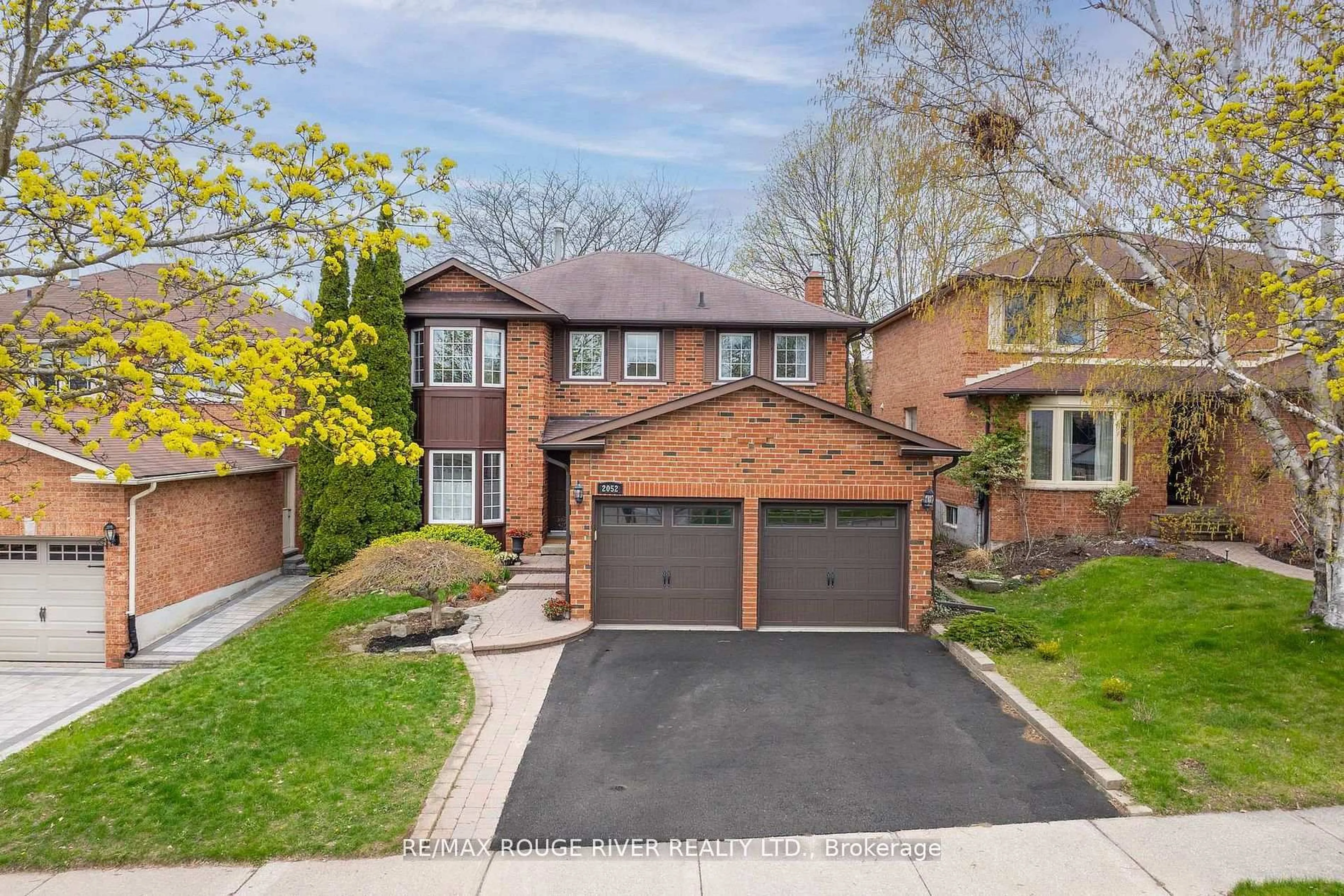 Home with brick exterior material, street for 2052 Lynn Heights Dr, Pickering Ontario L1X 1N8