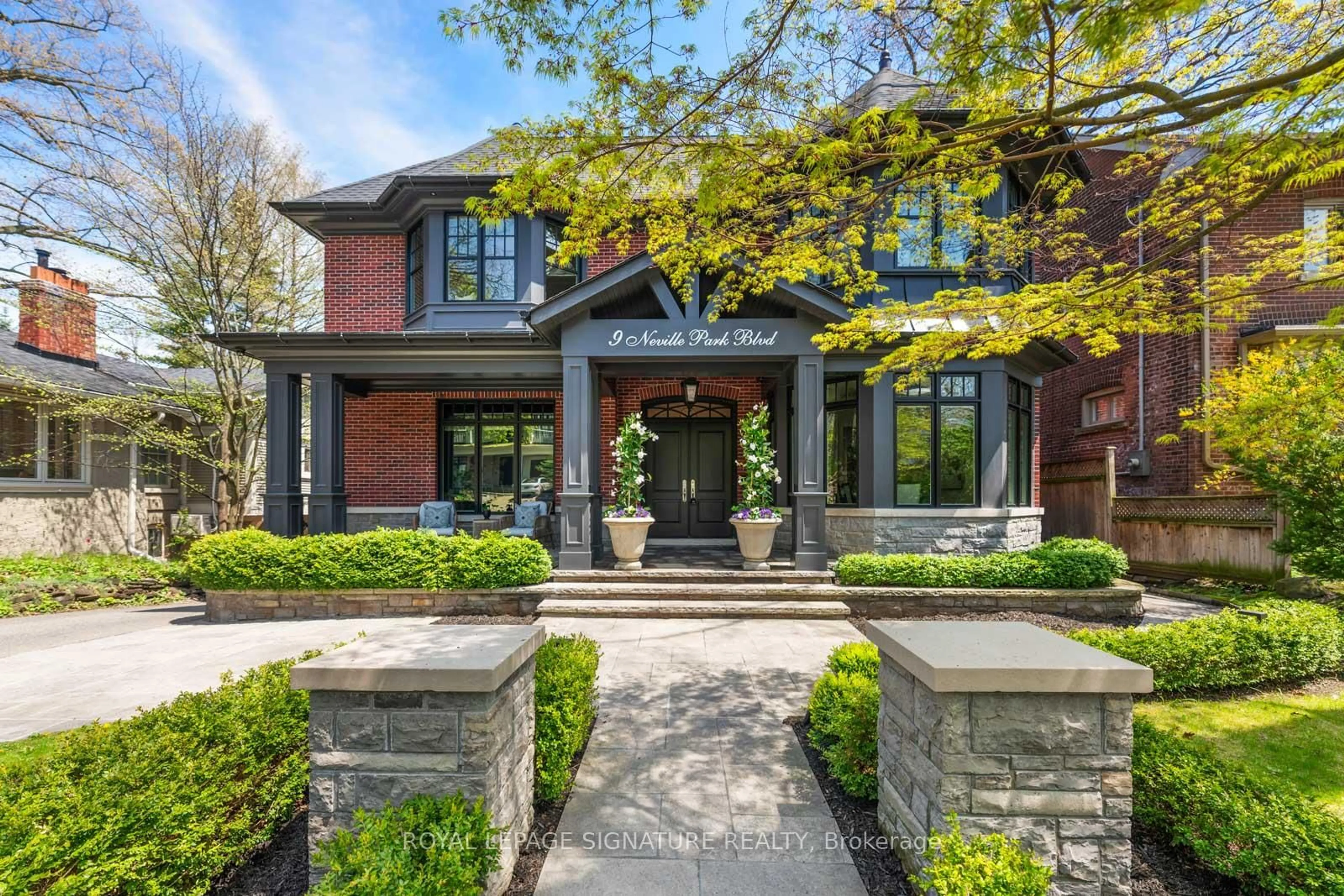 Home with brick exterior material, street for 9 Neville Park Blvd, Toronto Ontario M4E 3P5