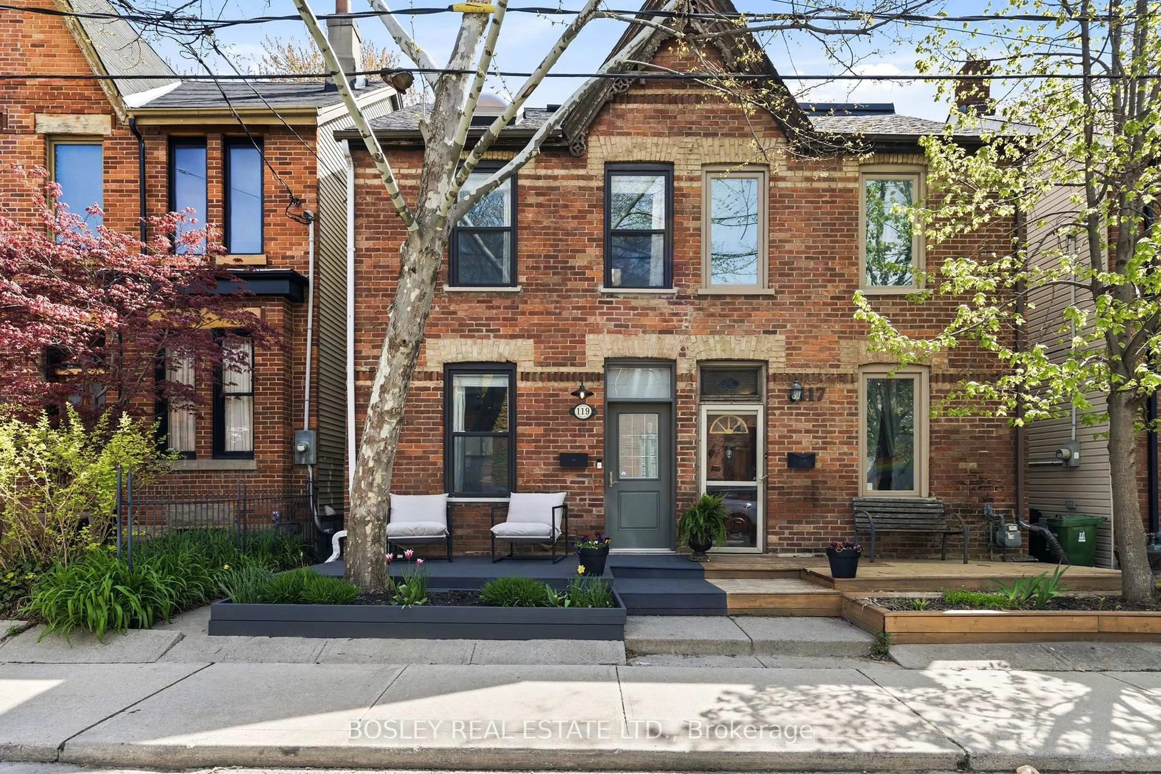 Home with brick exterior material, street for 119 Hamilton St, Toronto Ontario M4M 2C7