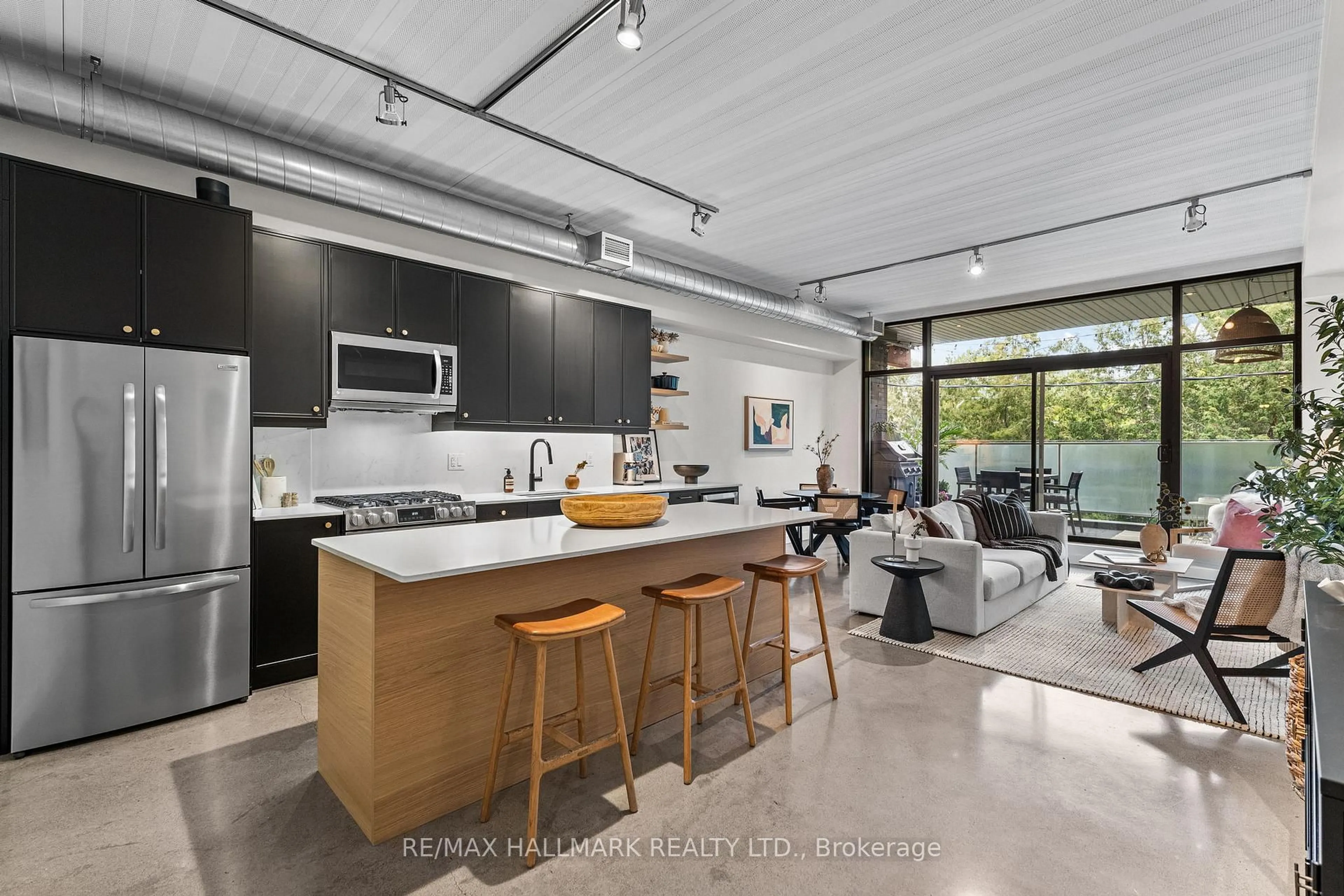 Open concept kitchen, unknown for 747 Queen St #202, Toronto Ontario M4M 1H3