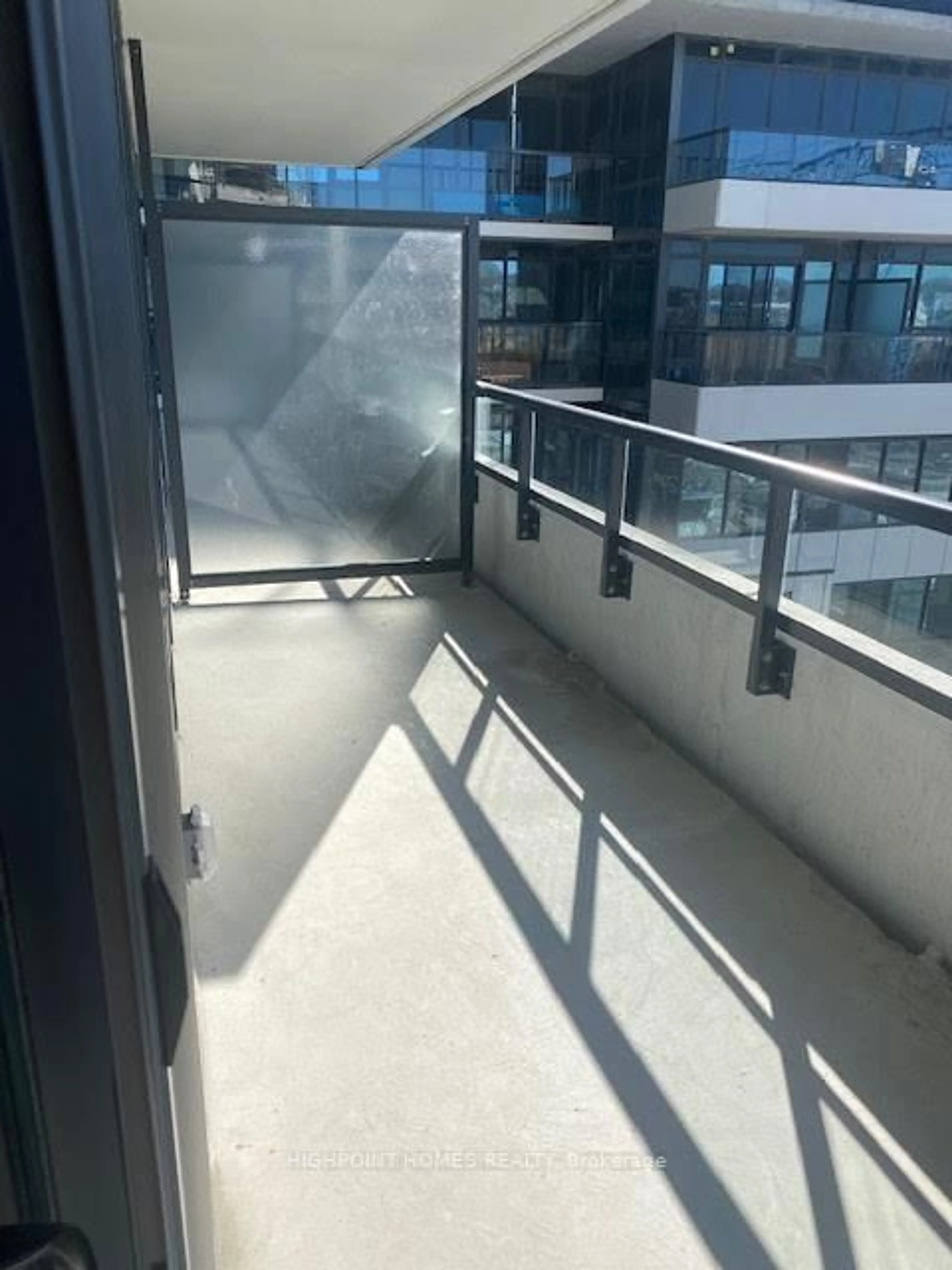Balcony in the apartment, city buildings view from balcony for 1480 Bayly St #503, Pickering Ontario L1W 0C2