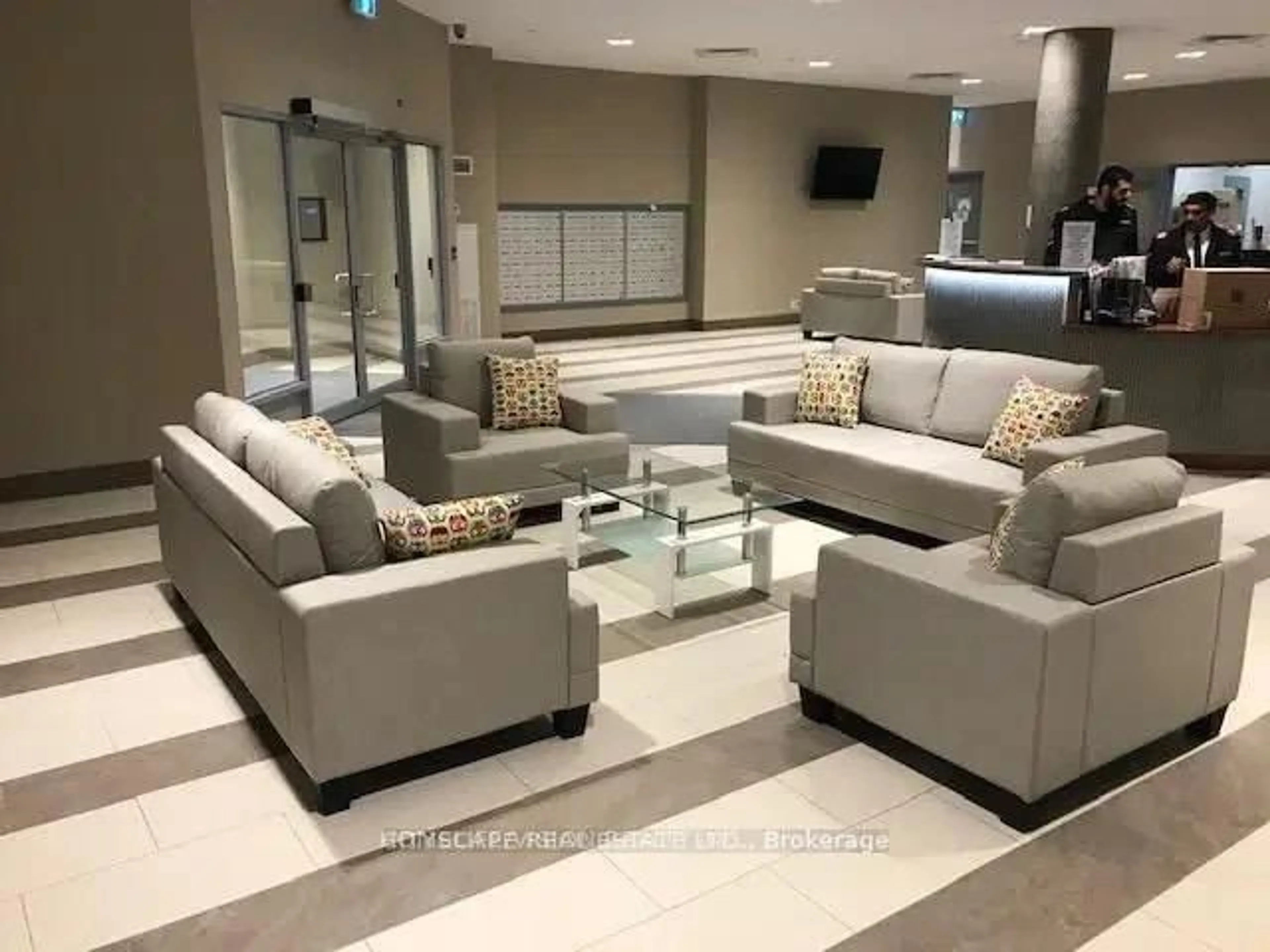 Living room with furniture, unknown for 2152 Lawrence Ave #606, Toronto Ontario M1R 0B5
