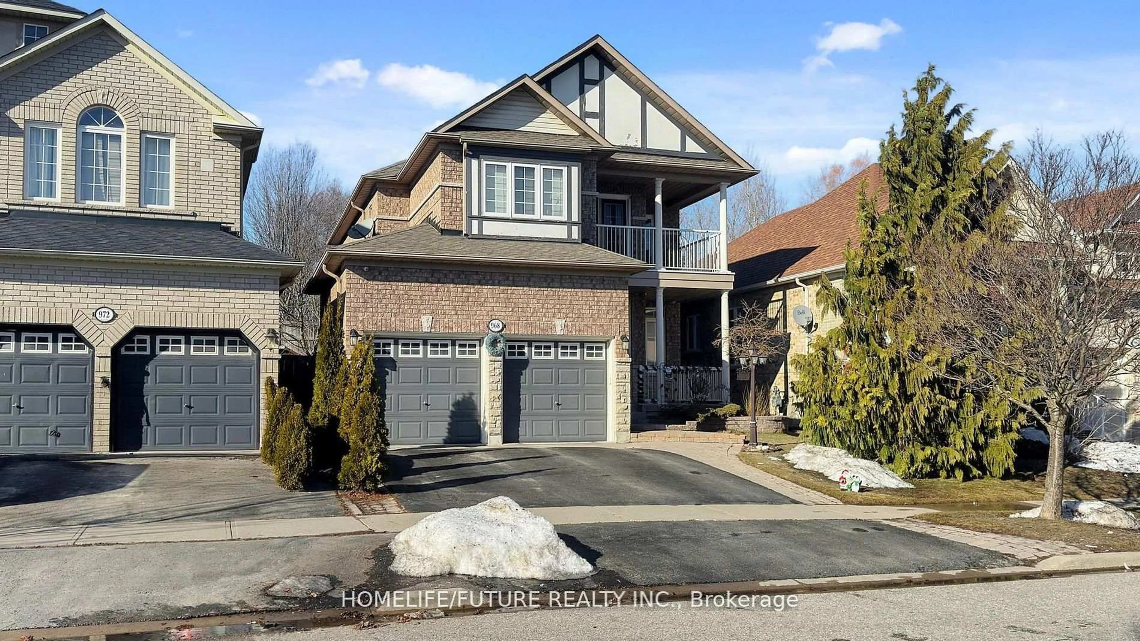 Home with brick exterior material, street for 968 Coyston Dr, Oshawa Ontario L1K 3C6