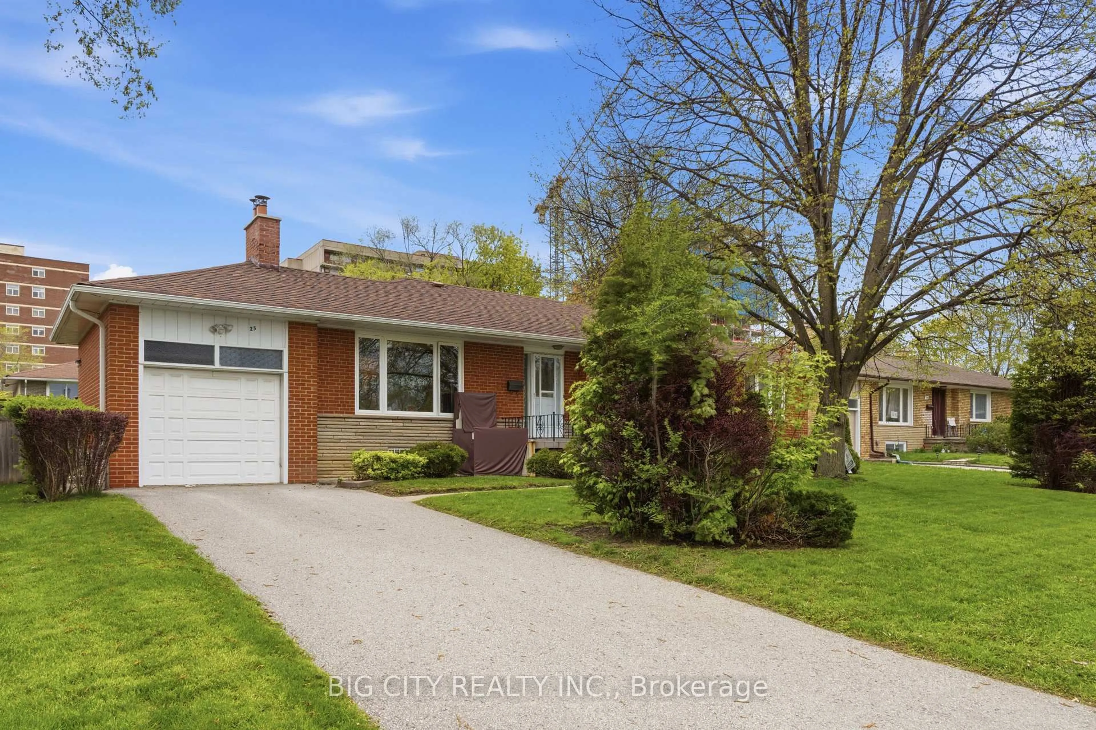 Home with brick exterior material, street for 25 Foxhill Rd, Toronto Ontario M1T 1E6