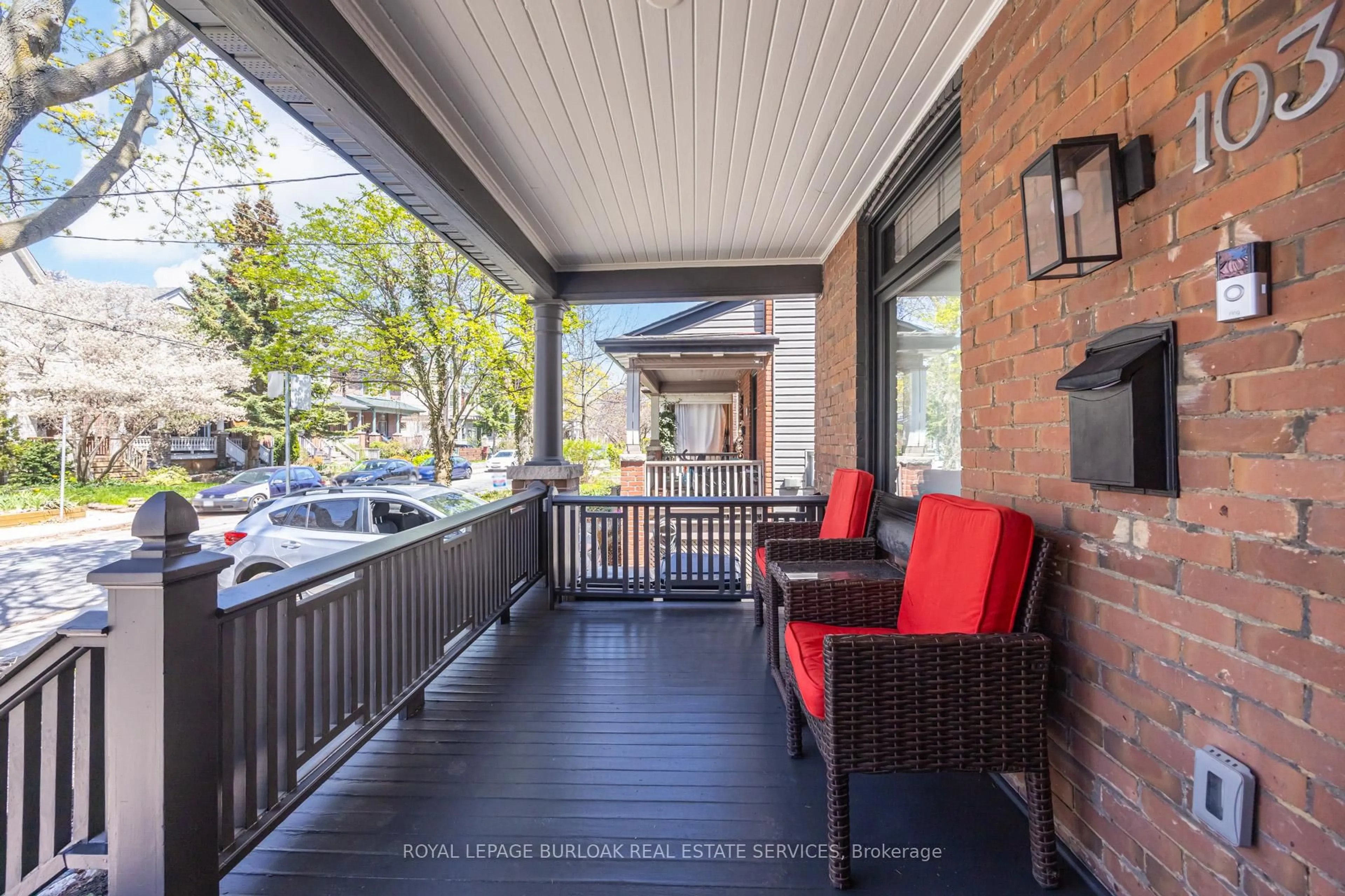 Patio, street for 103 Harcourt Ave, Toronto Ontario M4J 1J3