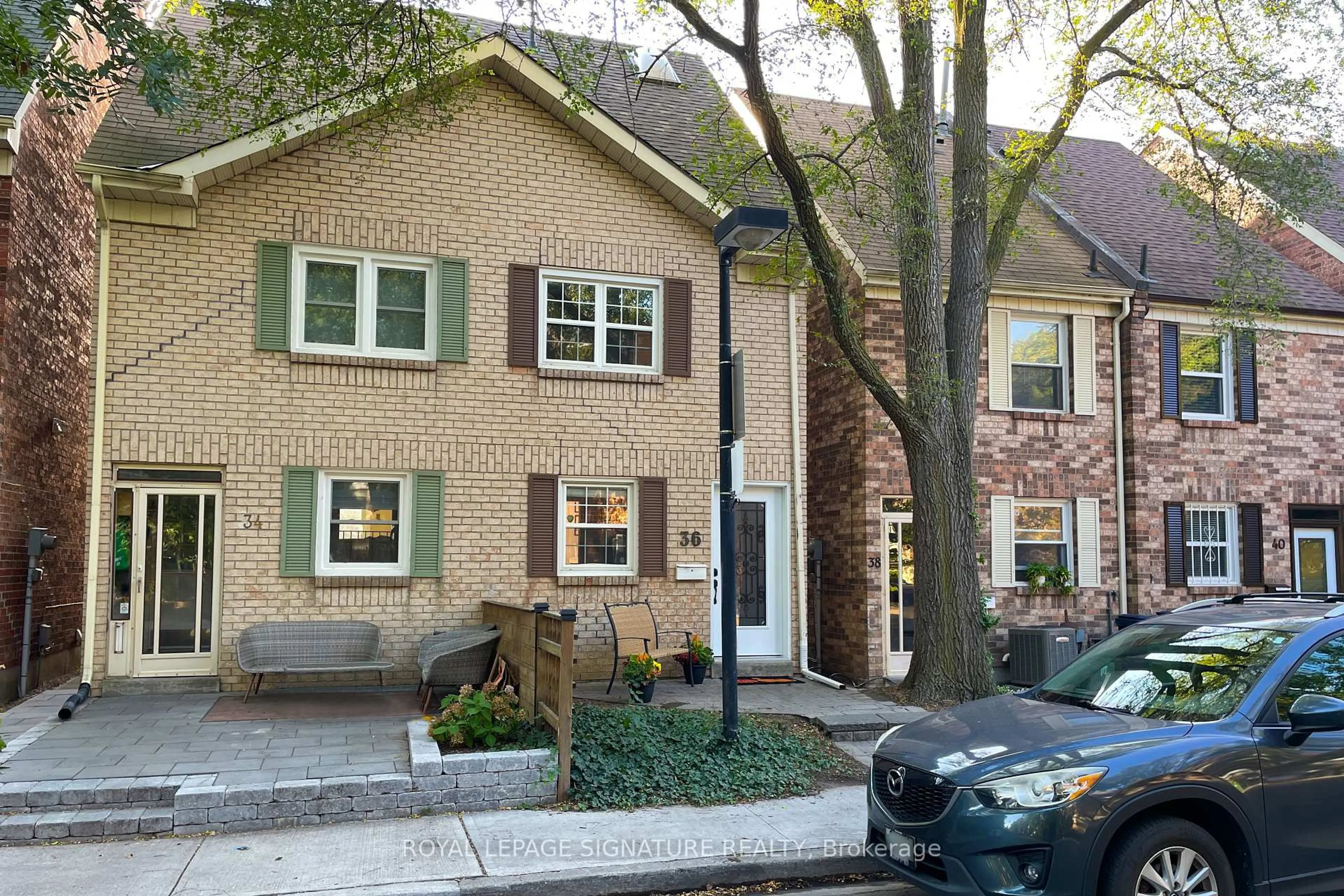Home with brick exterior material, street for 36 Lount St, Toronto Ontario M4J 5A1