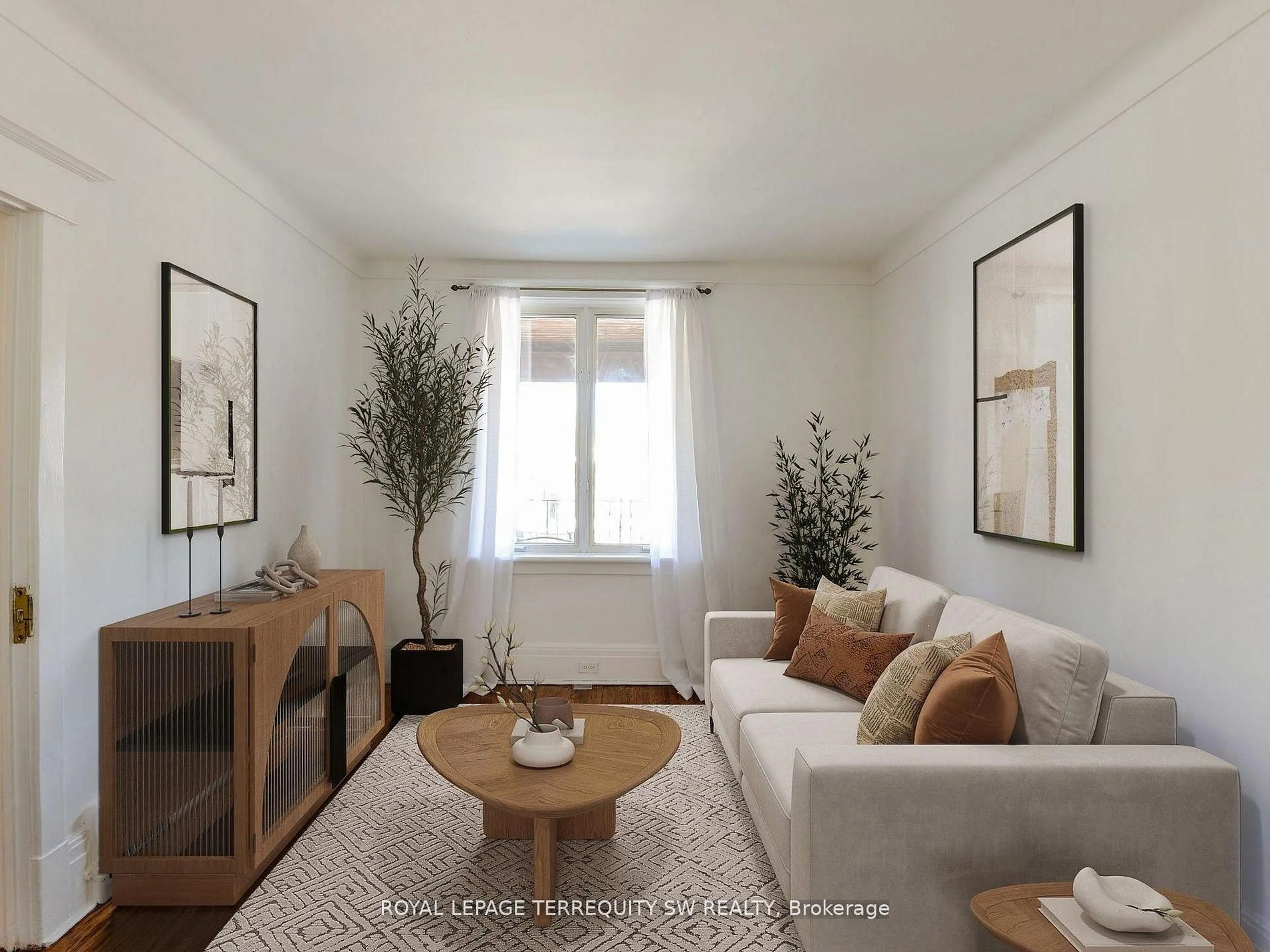 Living room with furniture, unknown for 105 Barker Ave, Toronto Ontario M4C 2N8