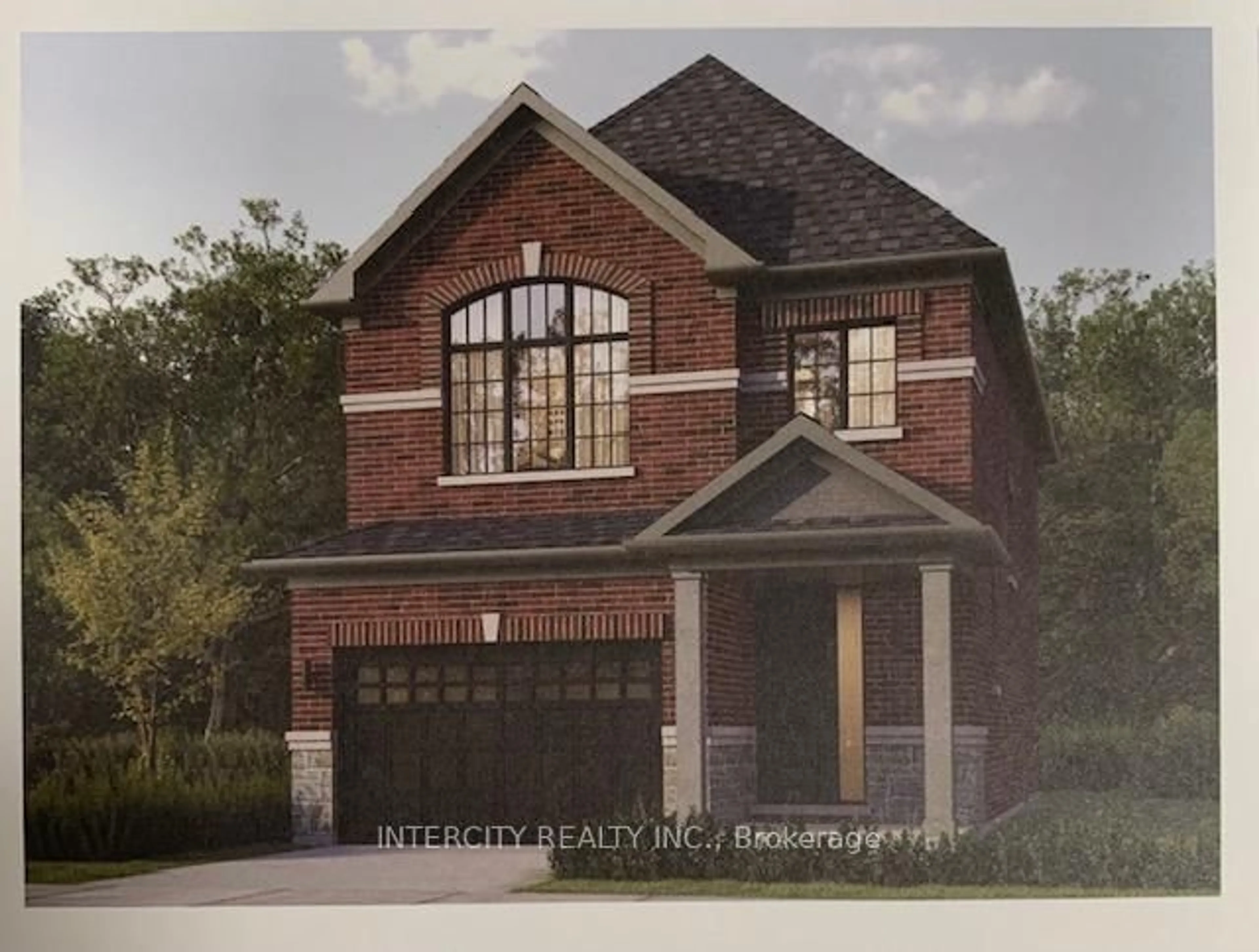 Home with brick exterior material, street for Lot 73L Brady St, Whitby Ontario L1M 1Z5