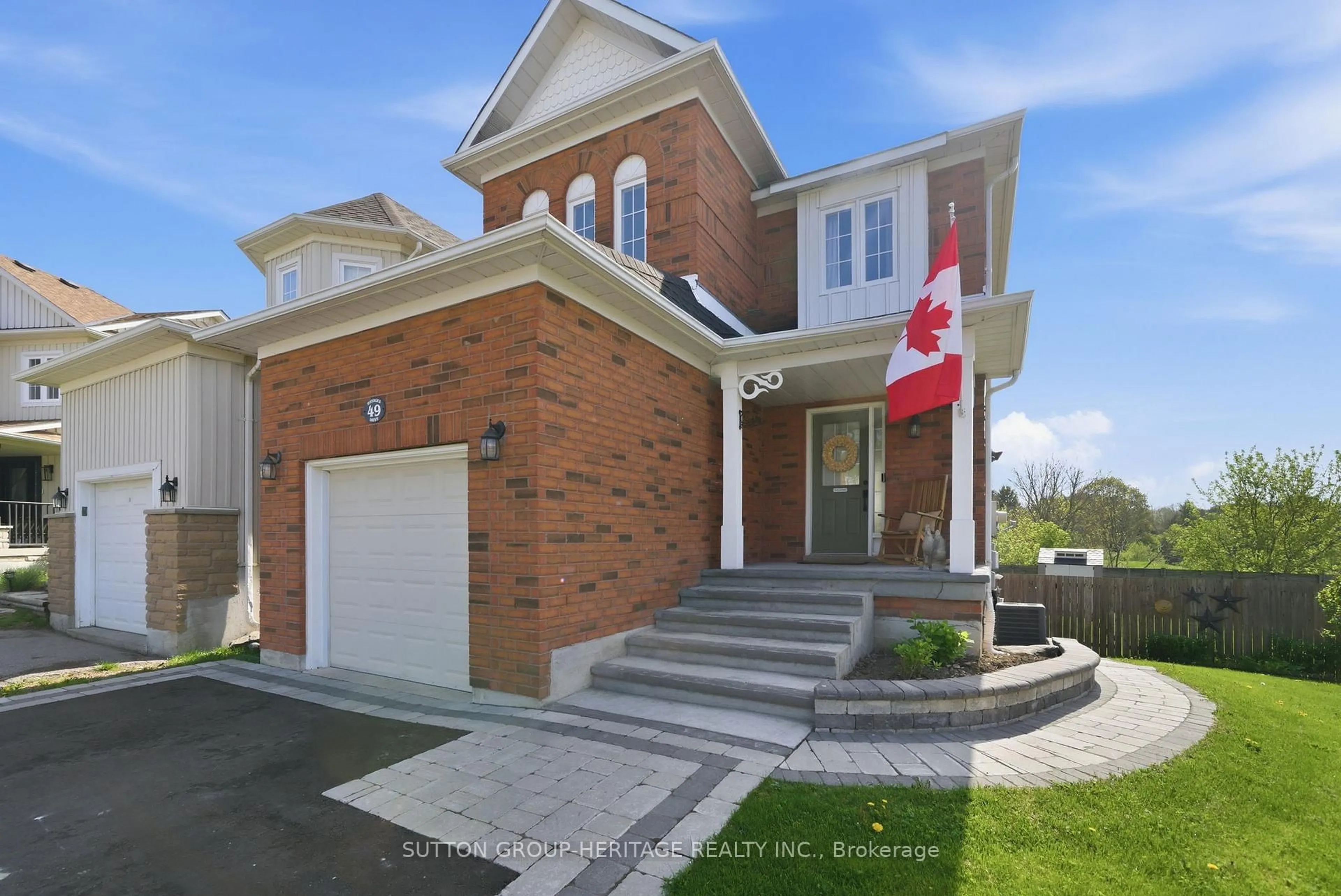 Home with brick exterior material, street for 49 Bridges Dr, Clarington Ontario L1B 1M6