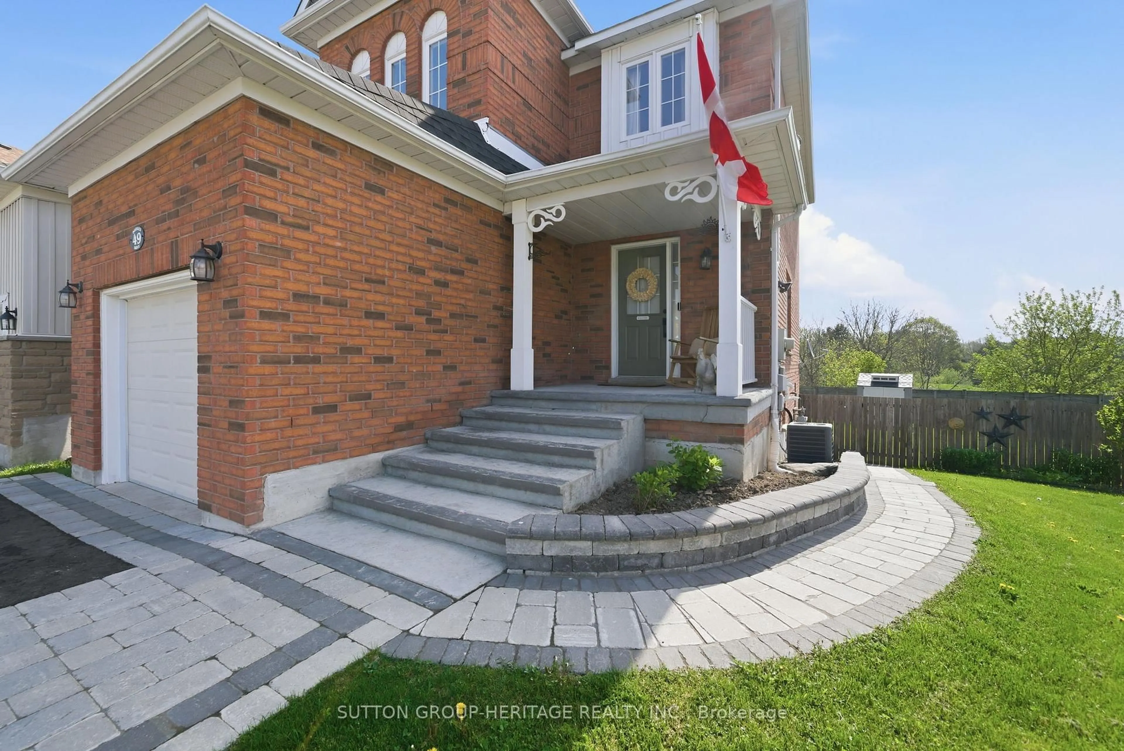 Home with brick exterior material, street for 49 Bridges Dr, Clarington Ontario L1B 1M6