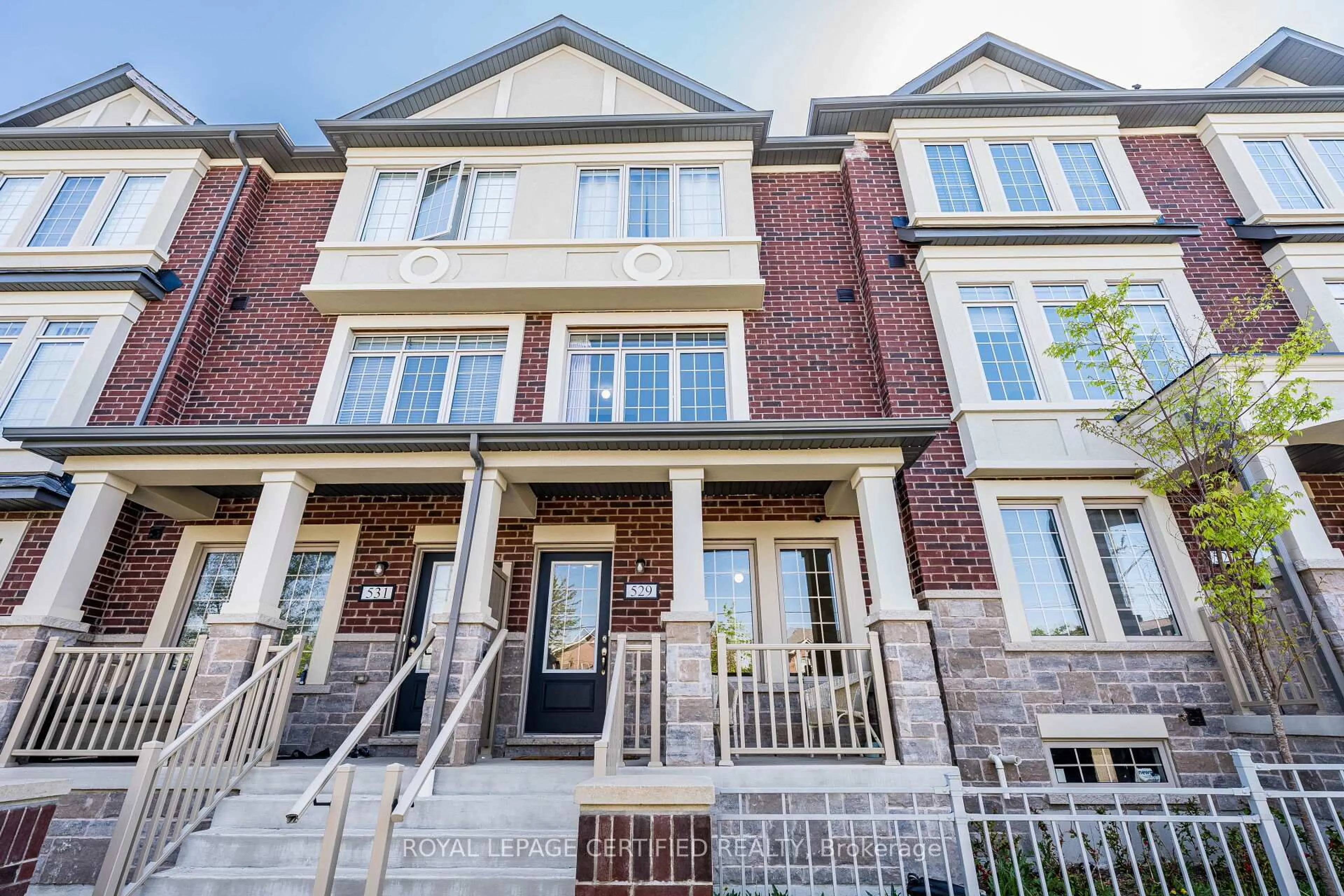Home with brick exterior material, street for 529 Old Harwood Ave, Ajax Ontario L1Z 0V2