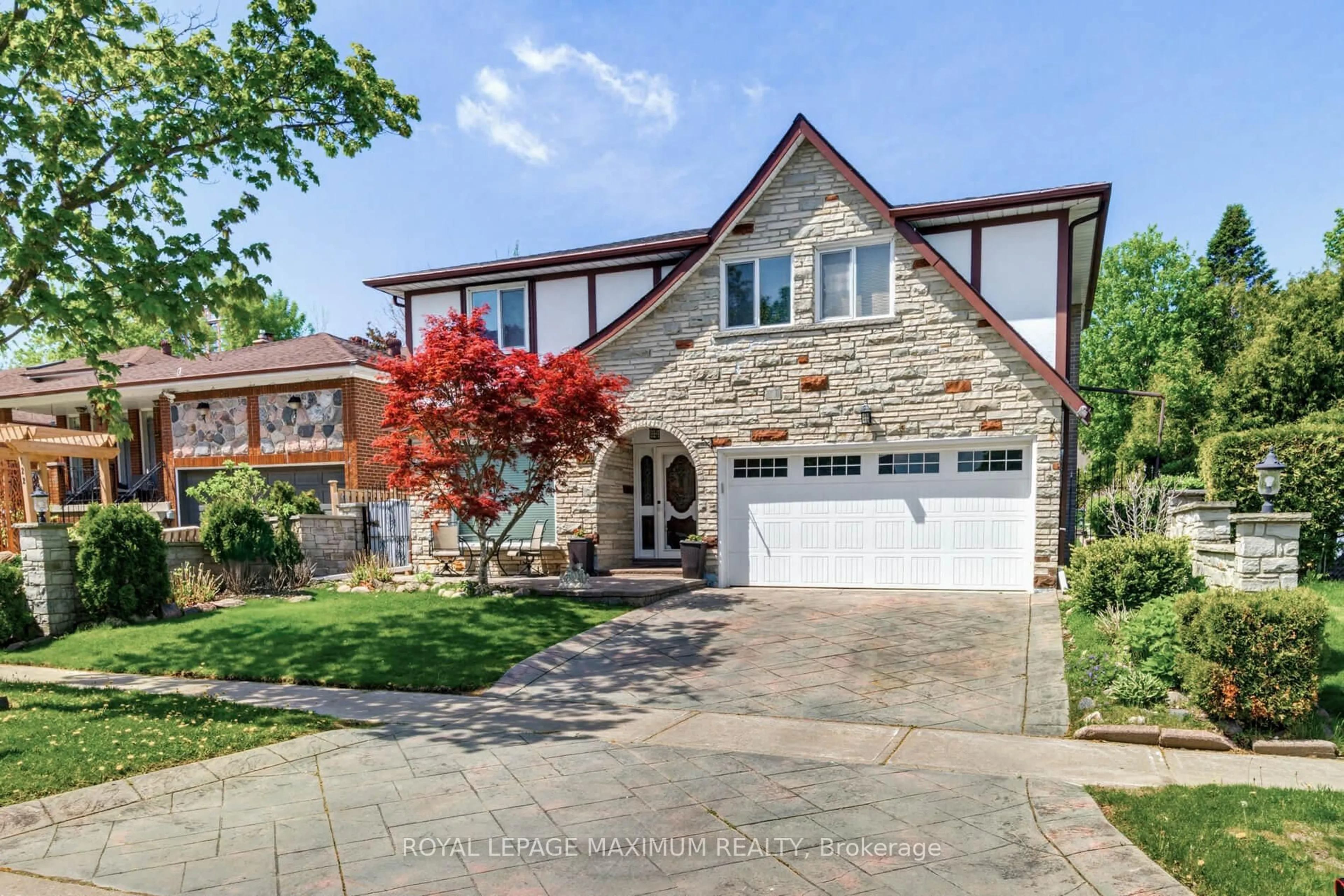 Home with brick exterior material, street for 124 Nortonville Dr, Toronto Ontario M1G 2T8