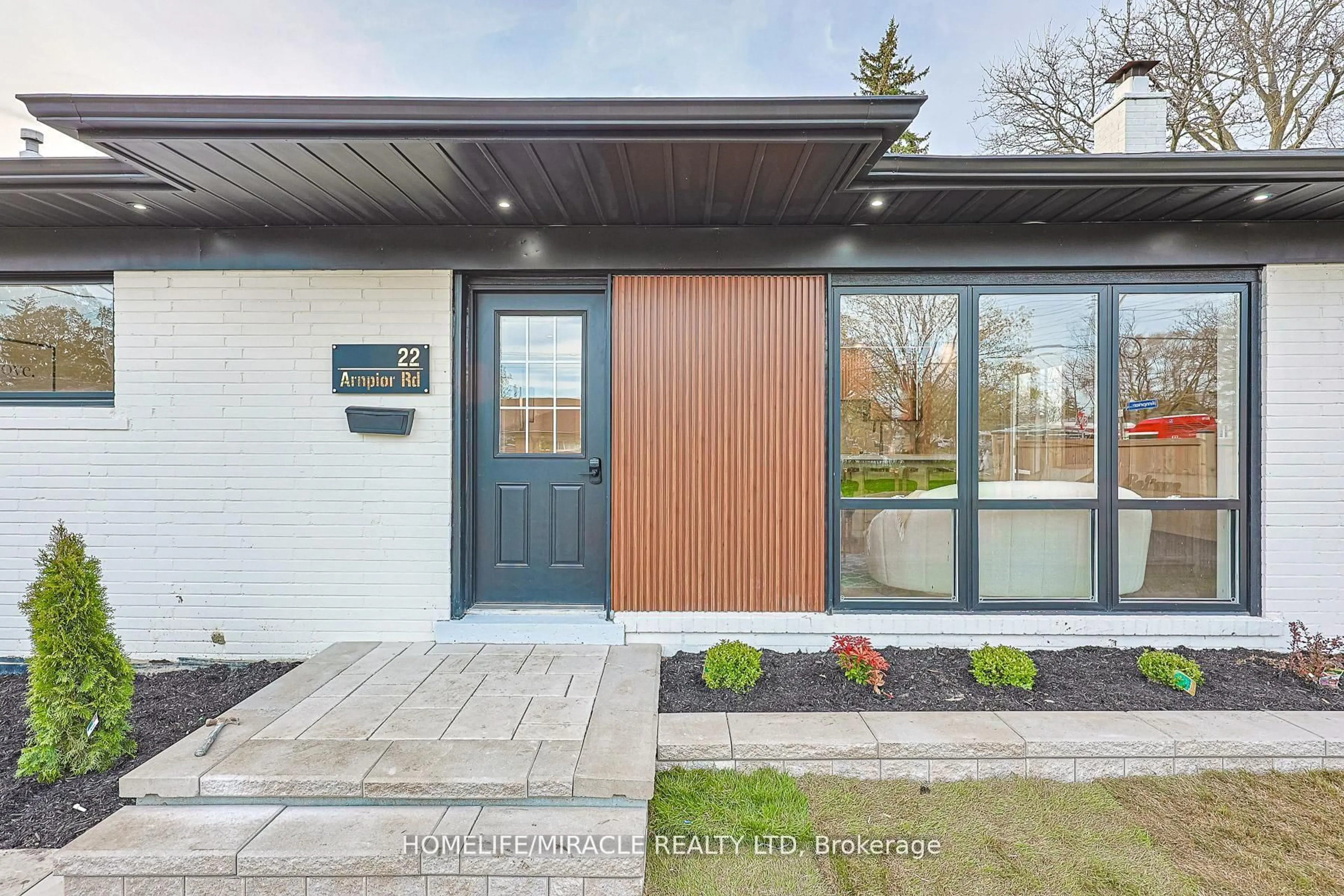 Home with brick exterior material, street for 22 Arnprior Rd, Toronto Ontario M1K 5A6