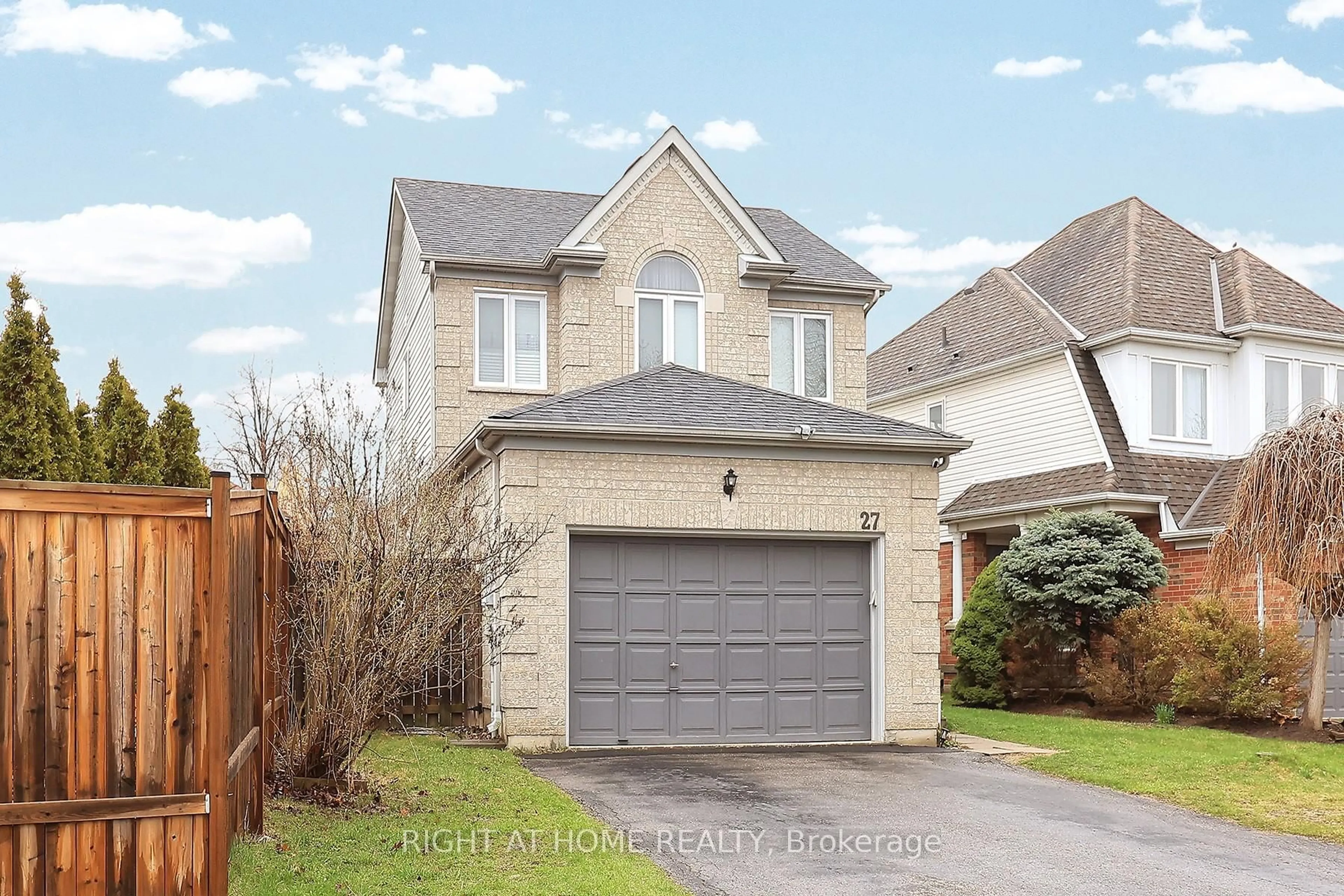Home with brick exterior material, street for 27 Foundry Lane, Whitby Ontario L1P 1M5