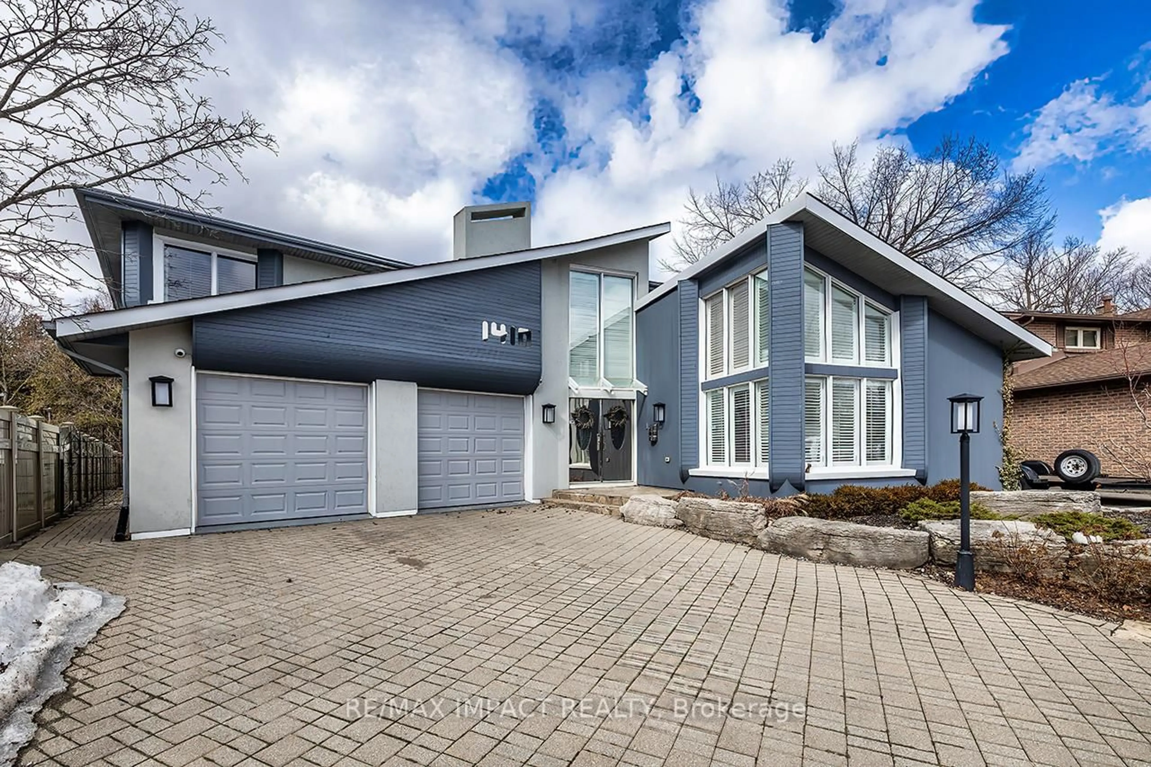 Home with brick exterior material, street for 1410 Manitou Dr, Oshawa Ontario L1G 7P7