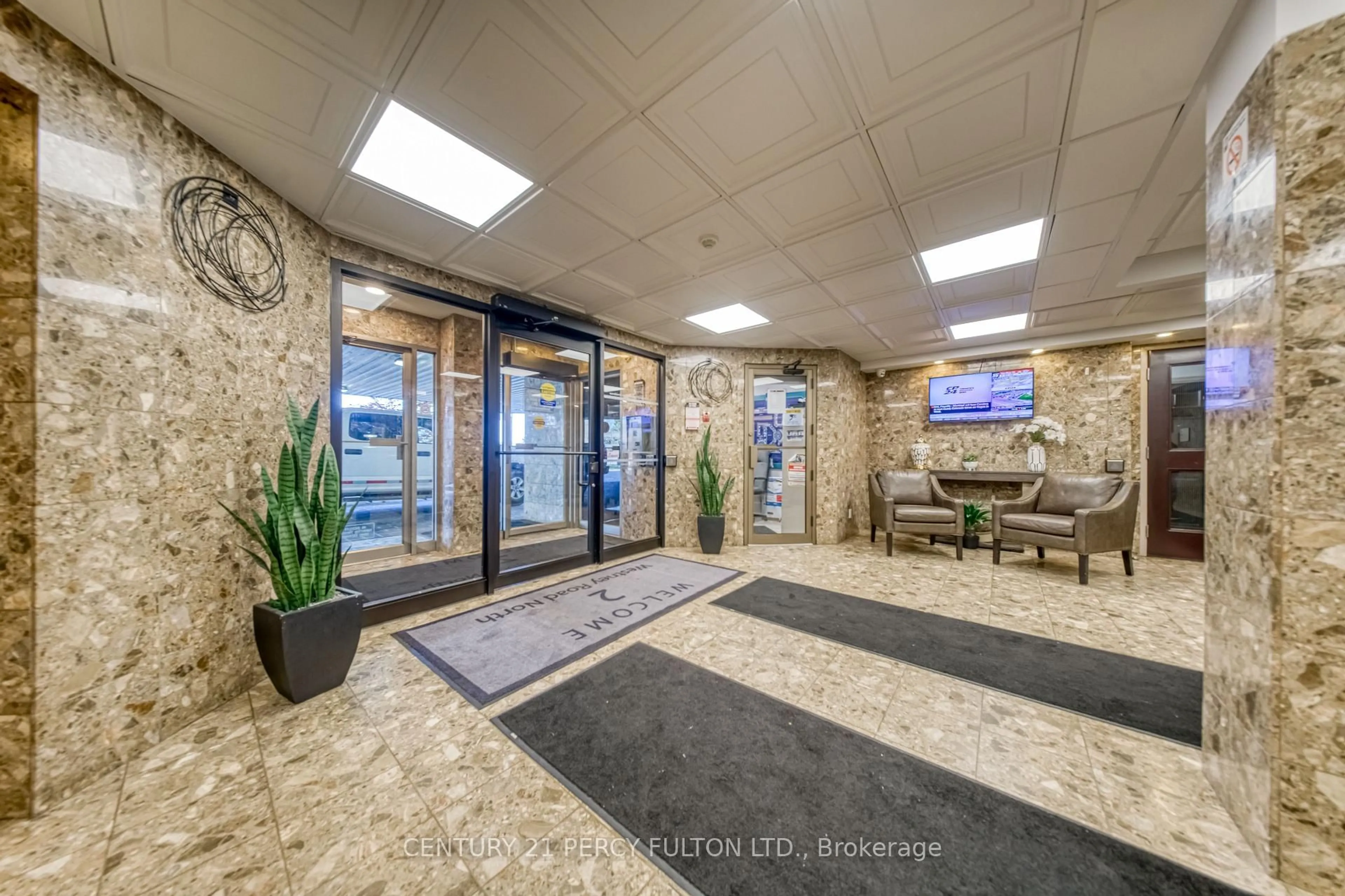 Indoor foyer for 2 Westney Rd #1004, Ajax Ontario L1T 3H3