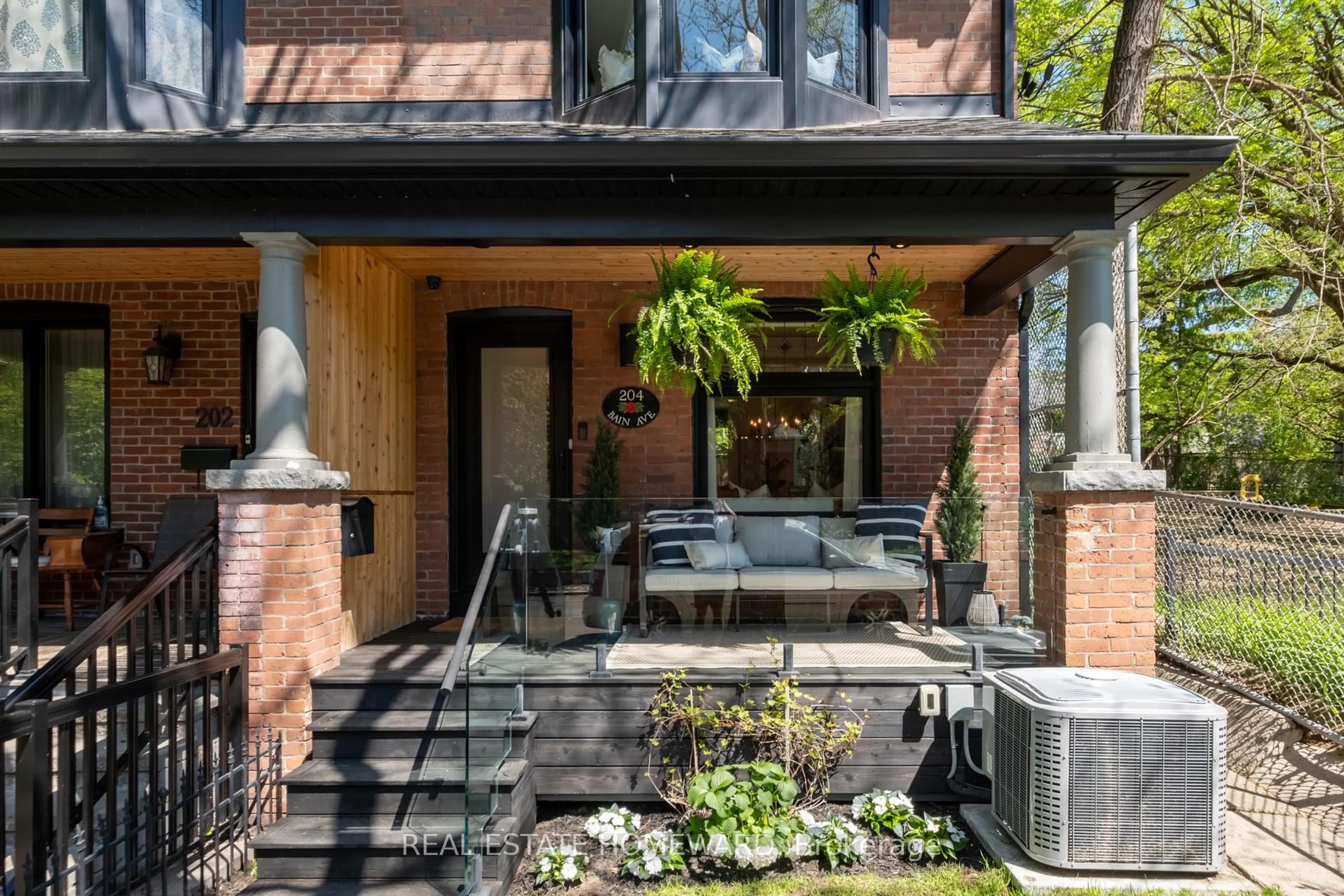 Home with brick exterior material, street for 204 Bain Ave, Toronto Ontario M4K 1G1
