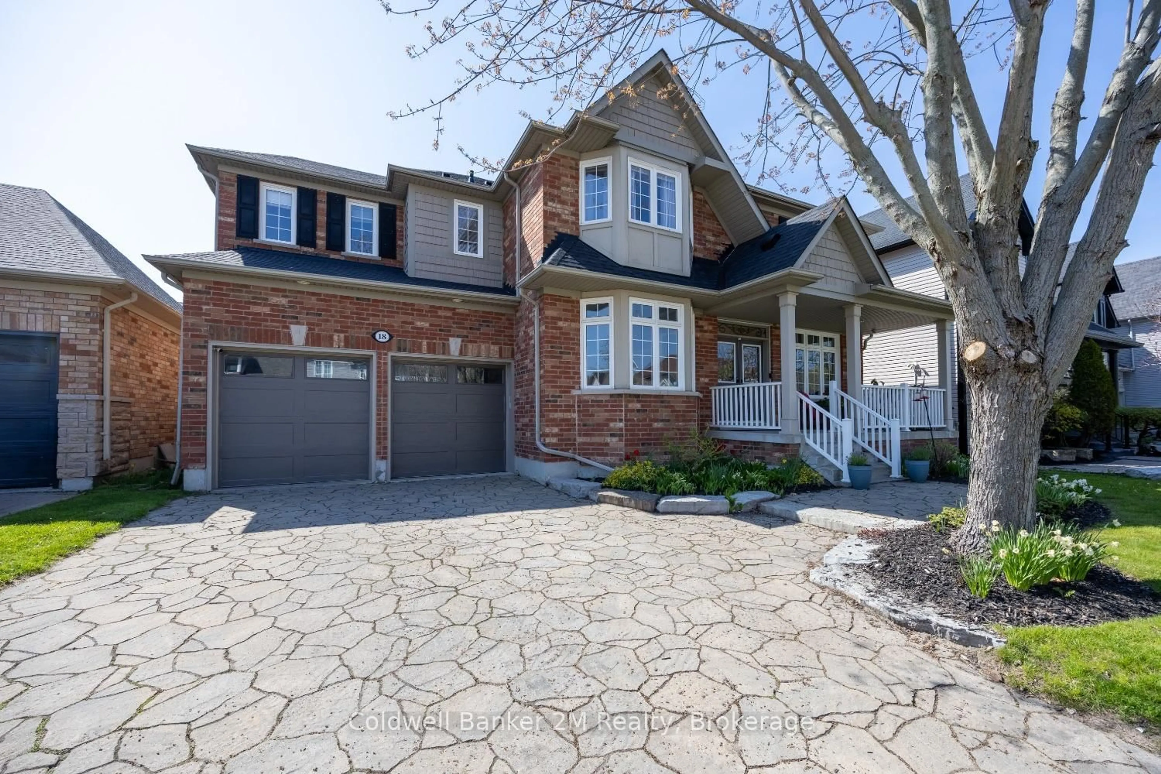 Home with brick exterior material, street for 18 Corporal Patterson Lane, Clarington Ontario L1B 0A7