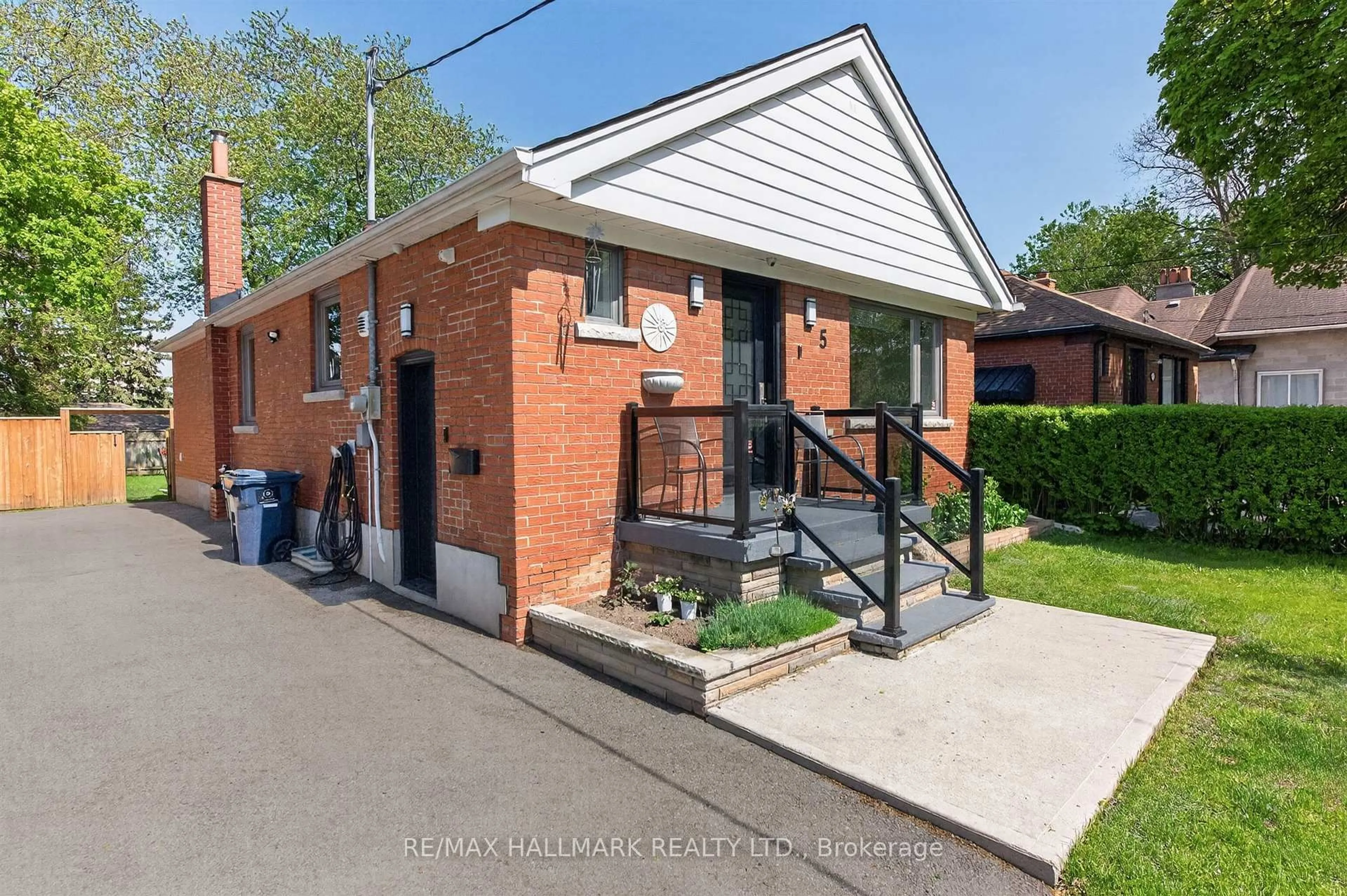 Home with brick exterior material, street for 5 Elmont Dr, Toronto Ontario M4B 2L9